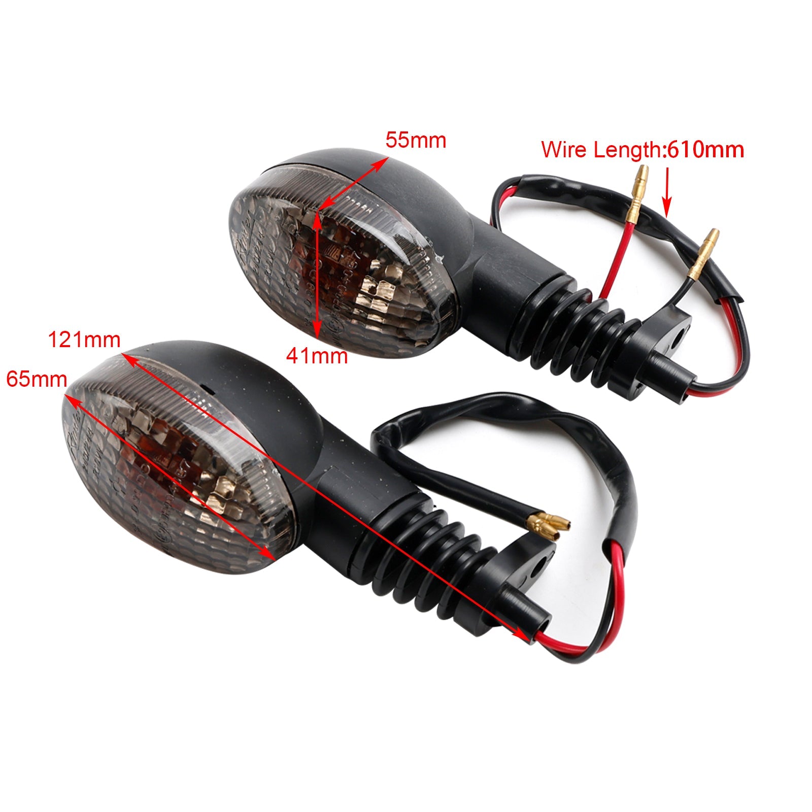 가와사키 닌자 250R KLX 125 150 250 300의 신호 표시등 표시 램프를 돌리십시오.