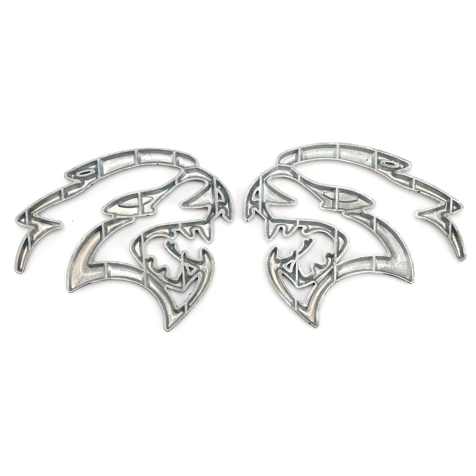 2x Hellcat Fender Side Emblem Badge Decal for SRT Hellcat Black