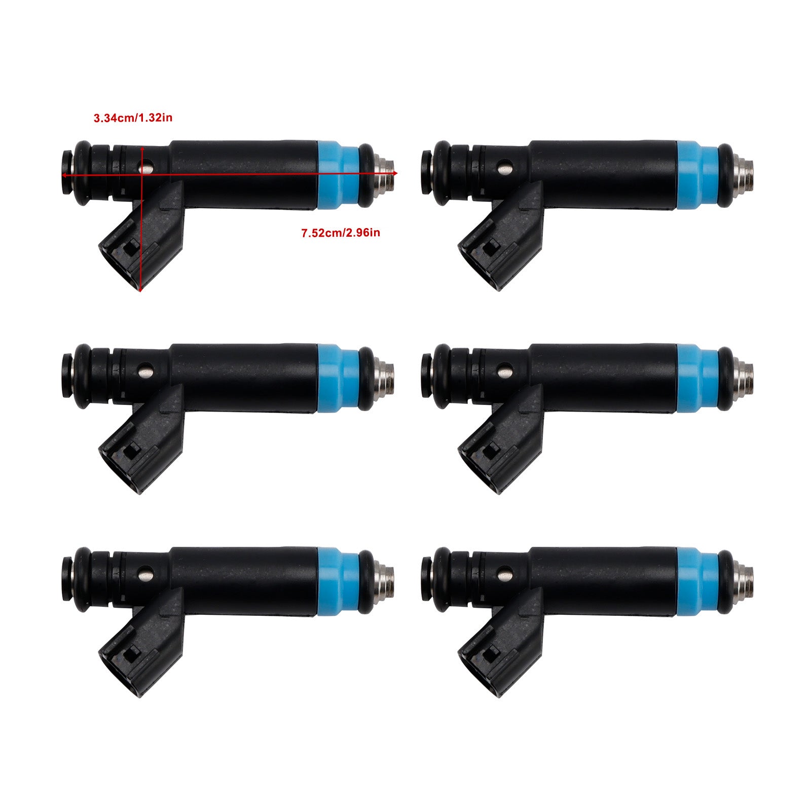 04854181 For Jeep Cheroee/Grand Cherokee/TJ/Wrangler 4.0L I6 1999-2004 RL669938AB 6PCS Fuel Injector