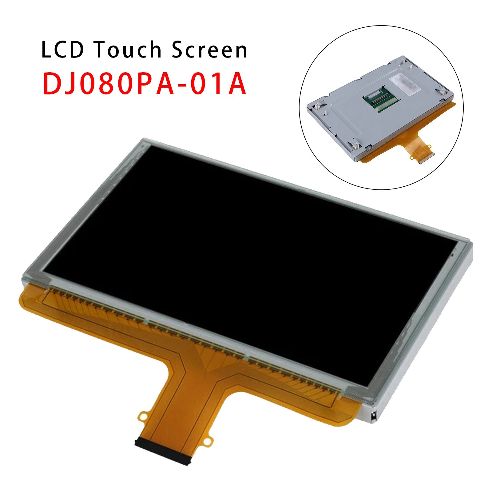 8 Inches Radio Touch-Screen Glass Digitizer DJ080PA-01A For Chevrolet Silverado