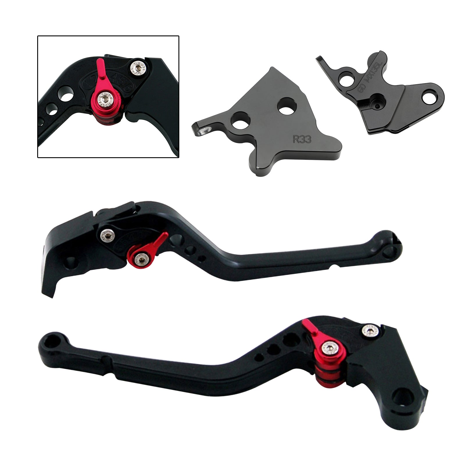 2005-2014 야마하 YBR125 롱 클러치 브레이크 레버