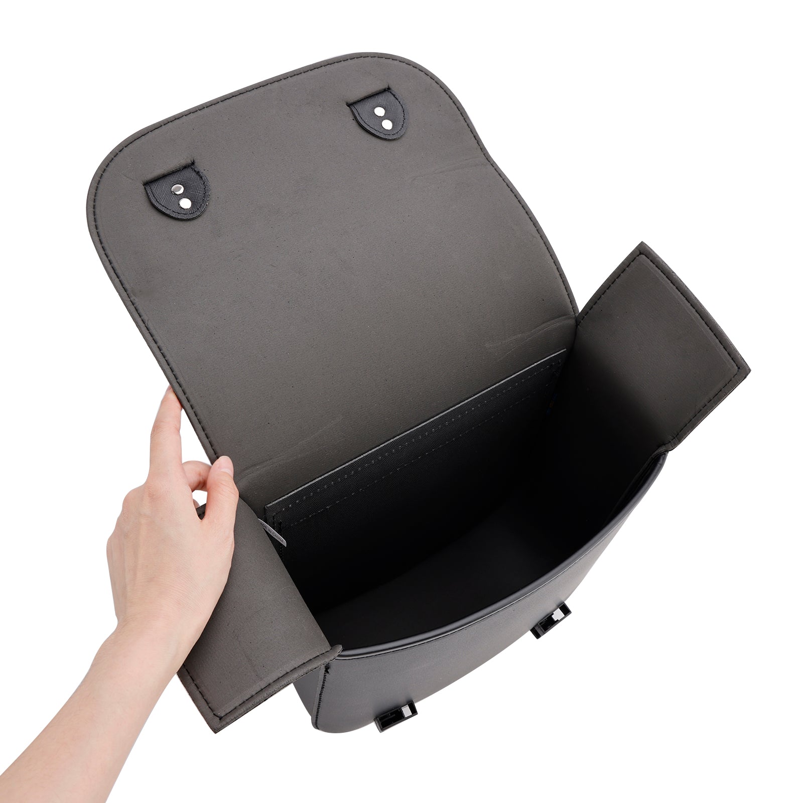 Tail Bag Side Saddlebag Tail Bag Luggage Pouch Storage Black 18L For Motorbike