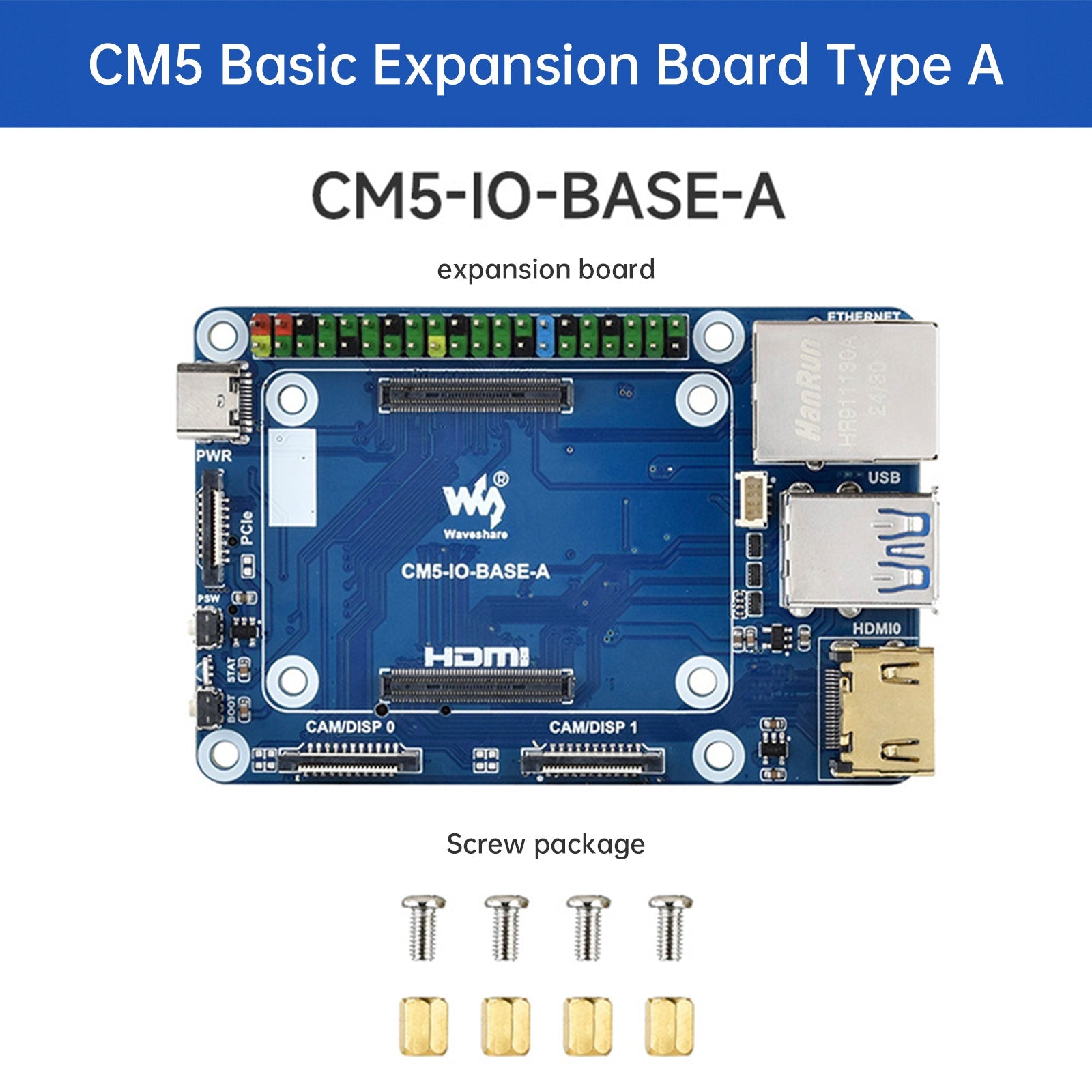 Raspberry Pi Compute Module 5 Expansion Board CM5 Computing Module Core Board