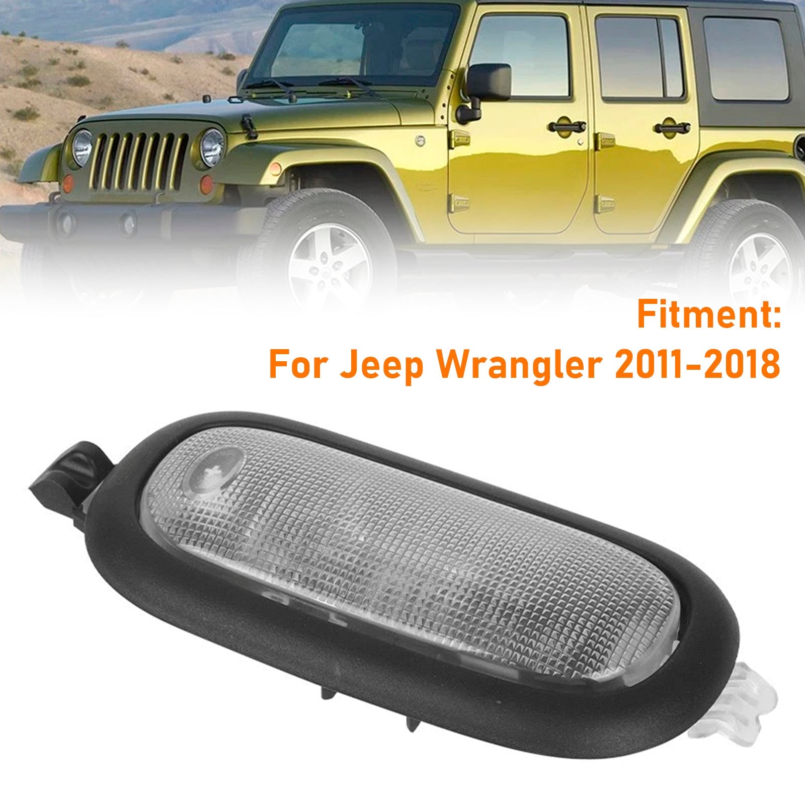 2011-2019 Jeep Wrangler Interior Rear Dome Light Lamp 5KQ79DX9AC