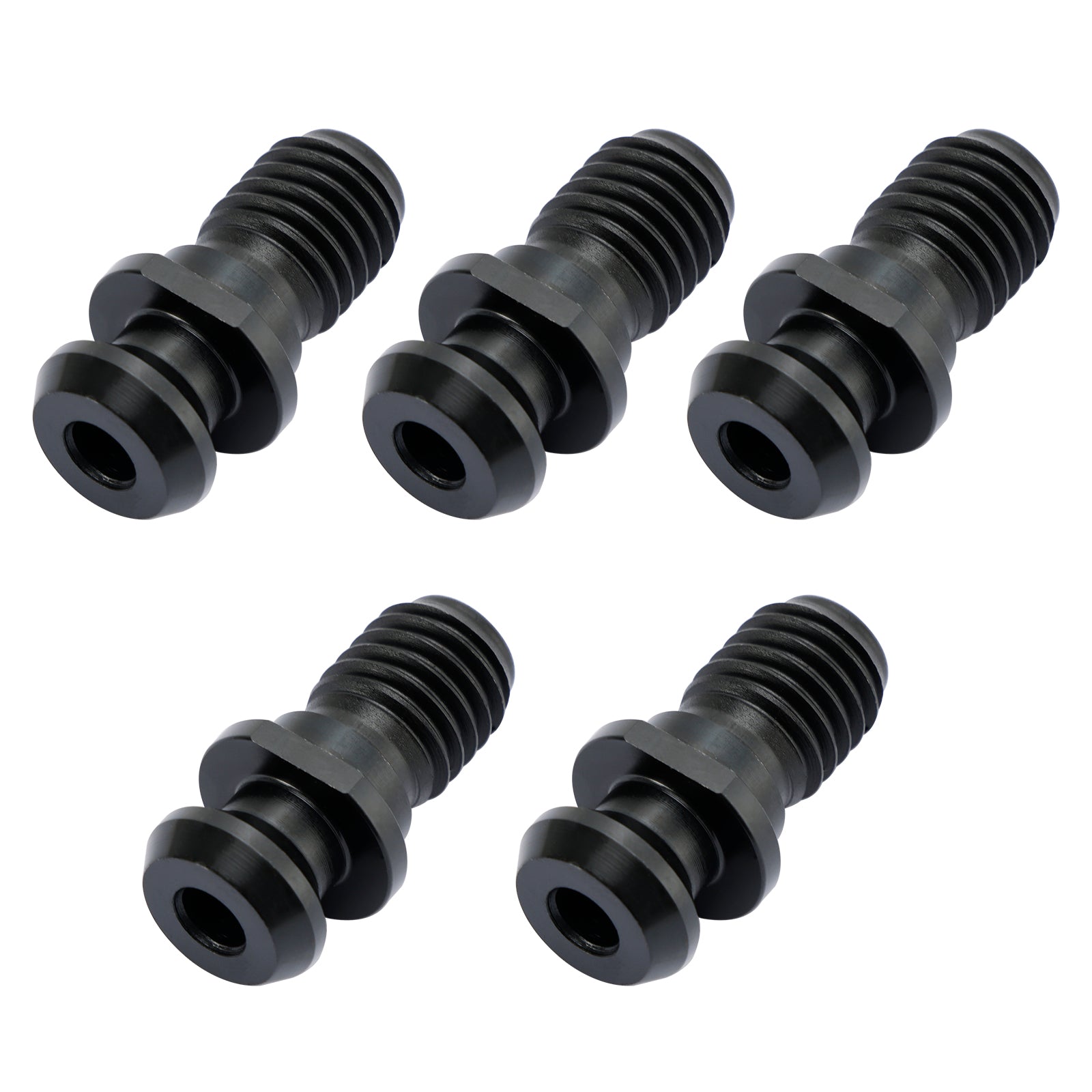 5 Pcs CAT40 45~ 0.740" Pull Stud Retention Knob Fits Mazak Fadal CNC Black