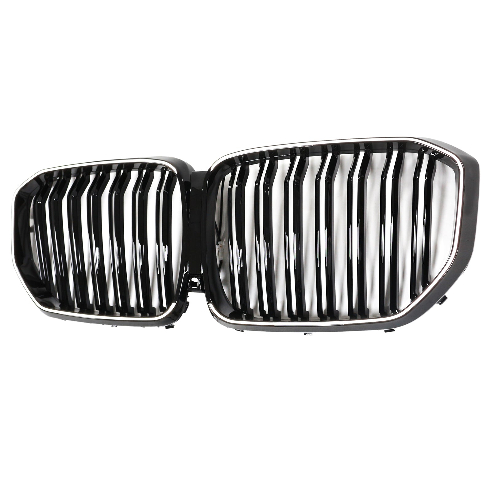 Double Slat Black Front Kidney Grille Fit BMW X5 G05 2019-2022 M-Performance