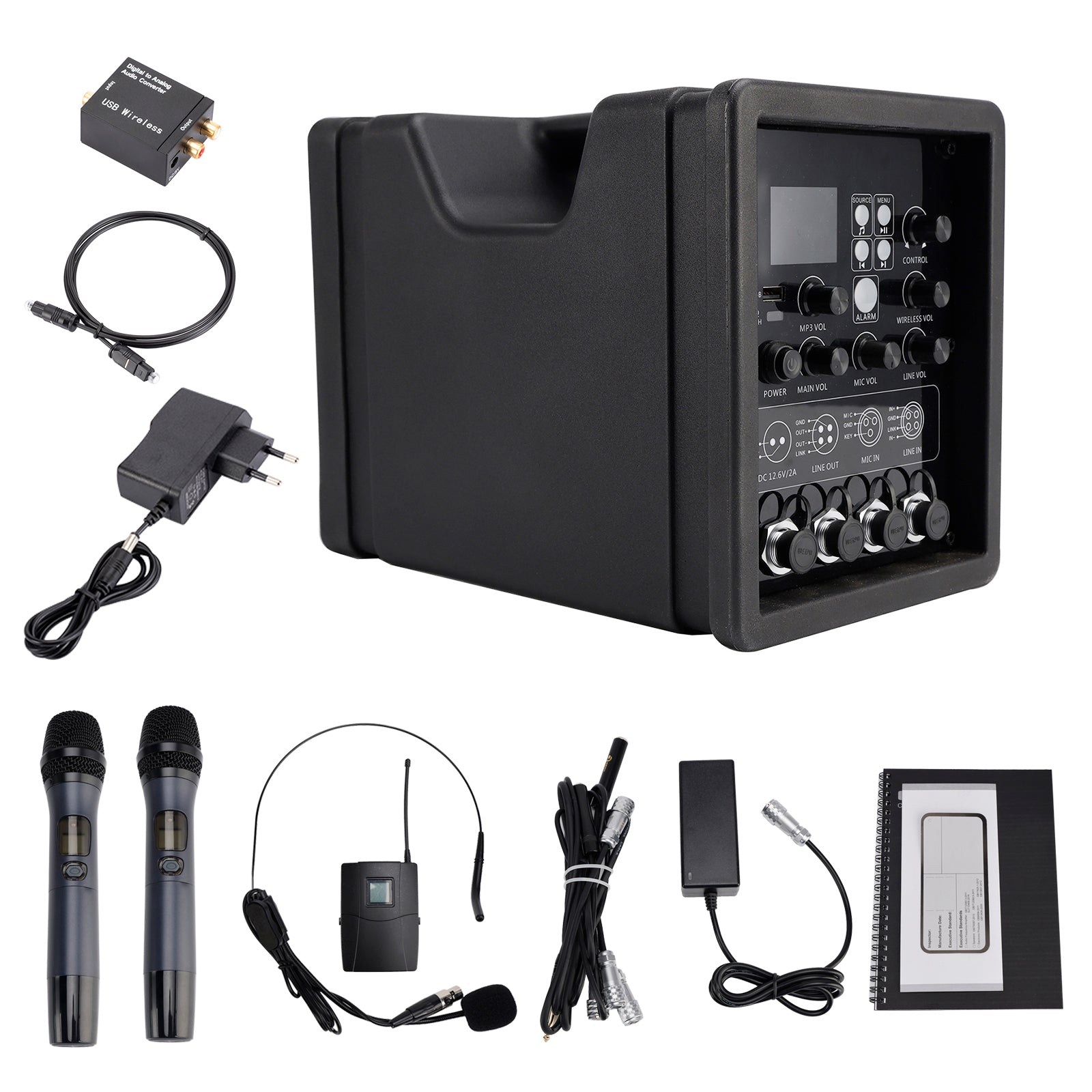 CX-10 Portable Megaphone Wireless Portable PA Speaker System Bluetooth FM Loudspeaker