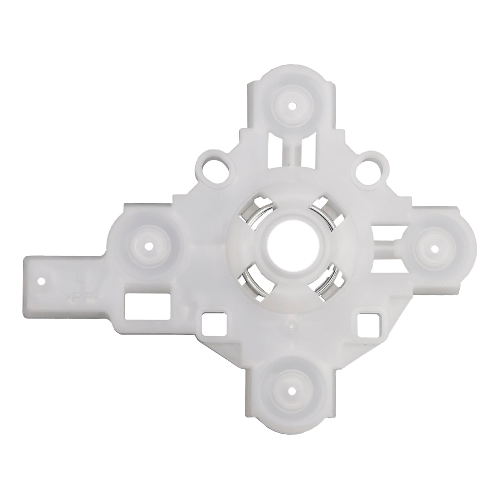 Left Car Side Mirror Glass Lens White Plastic Bracket Clip Holder for Honda