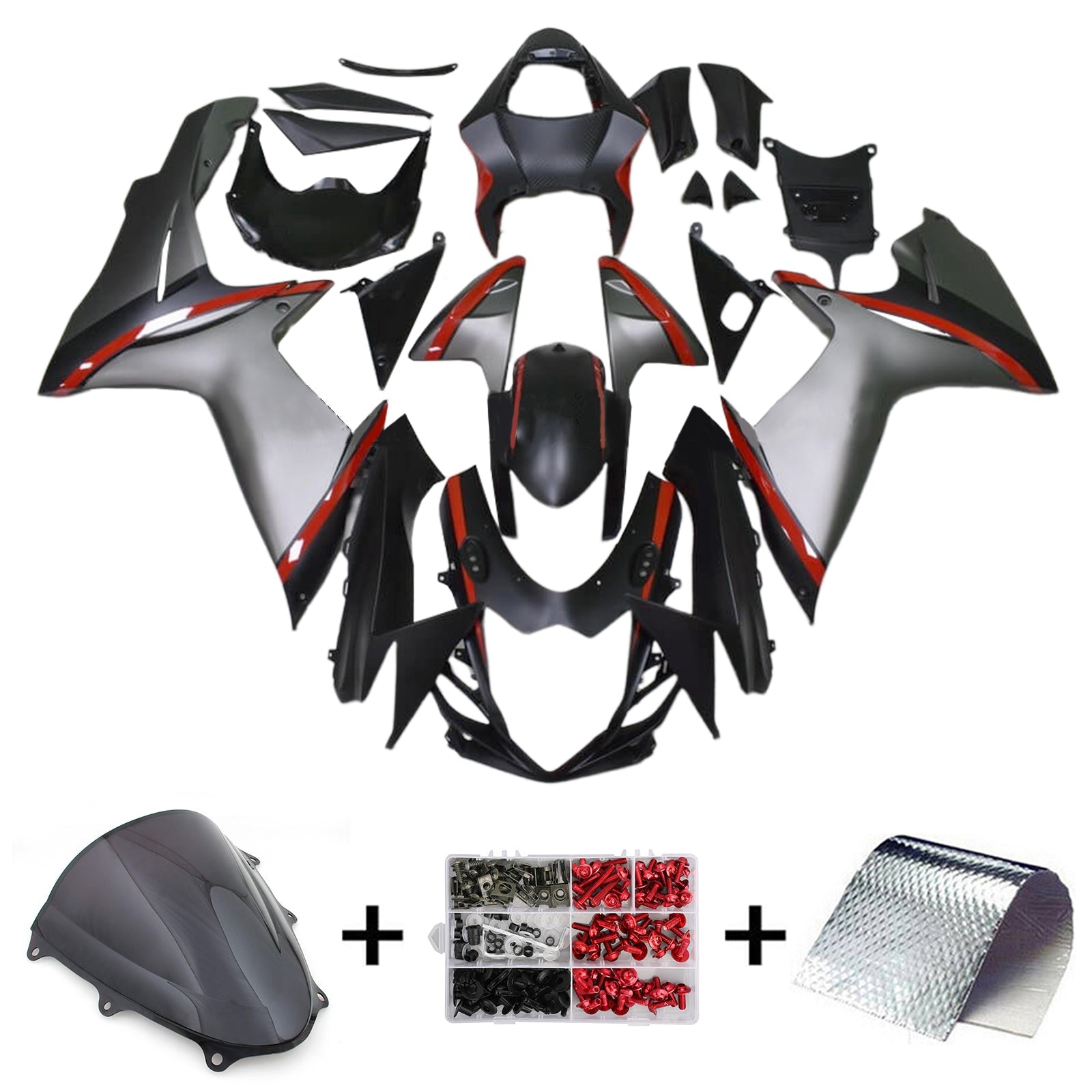 Amotopart Suzuki GSXR 600/750 2011-2025 K11 Fairing Kit Bodywork Plastic ABS