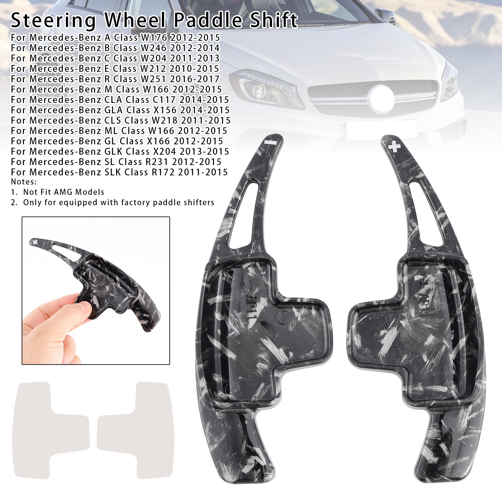 Steering Wheel Paddle Shifter For Mercedes-Benz B GL GLA 12-15