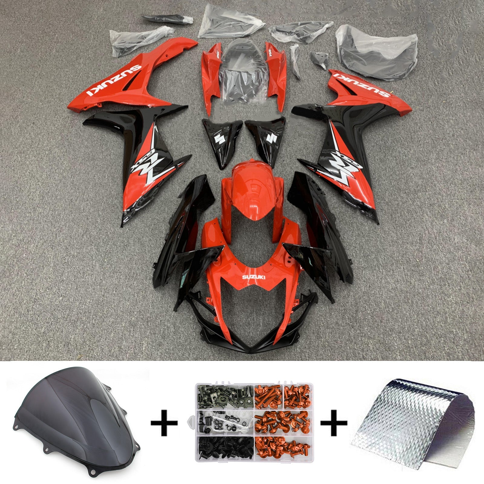 Amotopart Suzuki GSXR 600/750 2011-2025 K11 Fairing Kit Bodywork Plastic ABS
