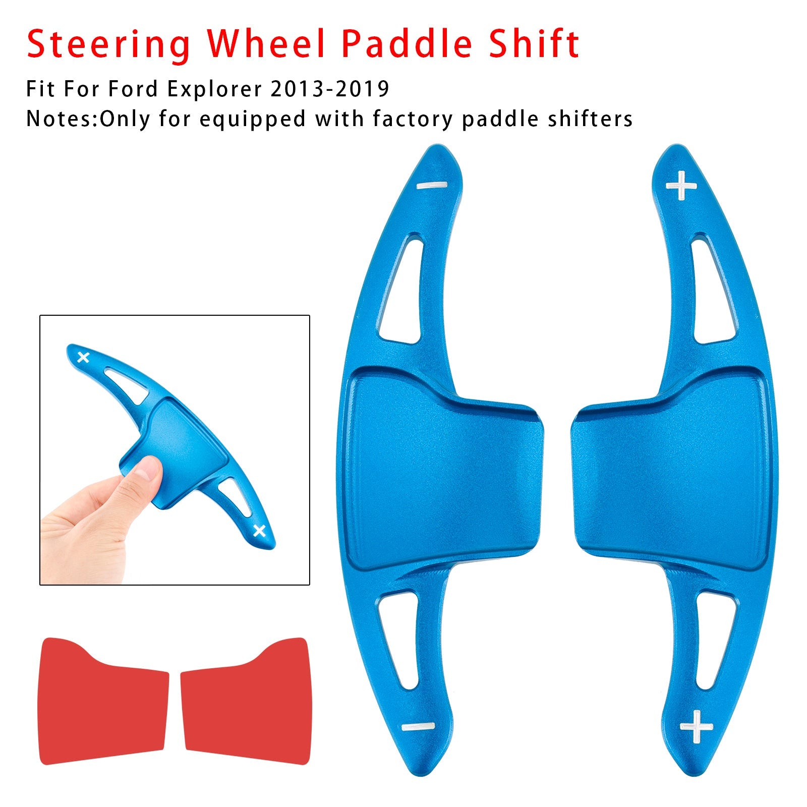 2013-2019 Ford Explorer Steering Wheel Paddle Shifter Extension For Aluminium
