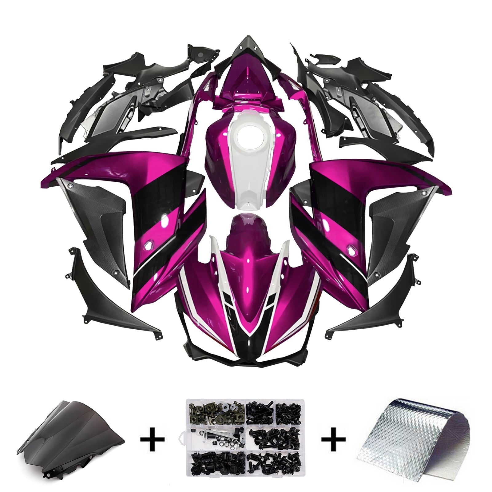 Injection Fairing Kit Bodywork ABS For Yamaha YZF-R3 2014-2018 R25 2015-2017