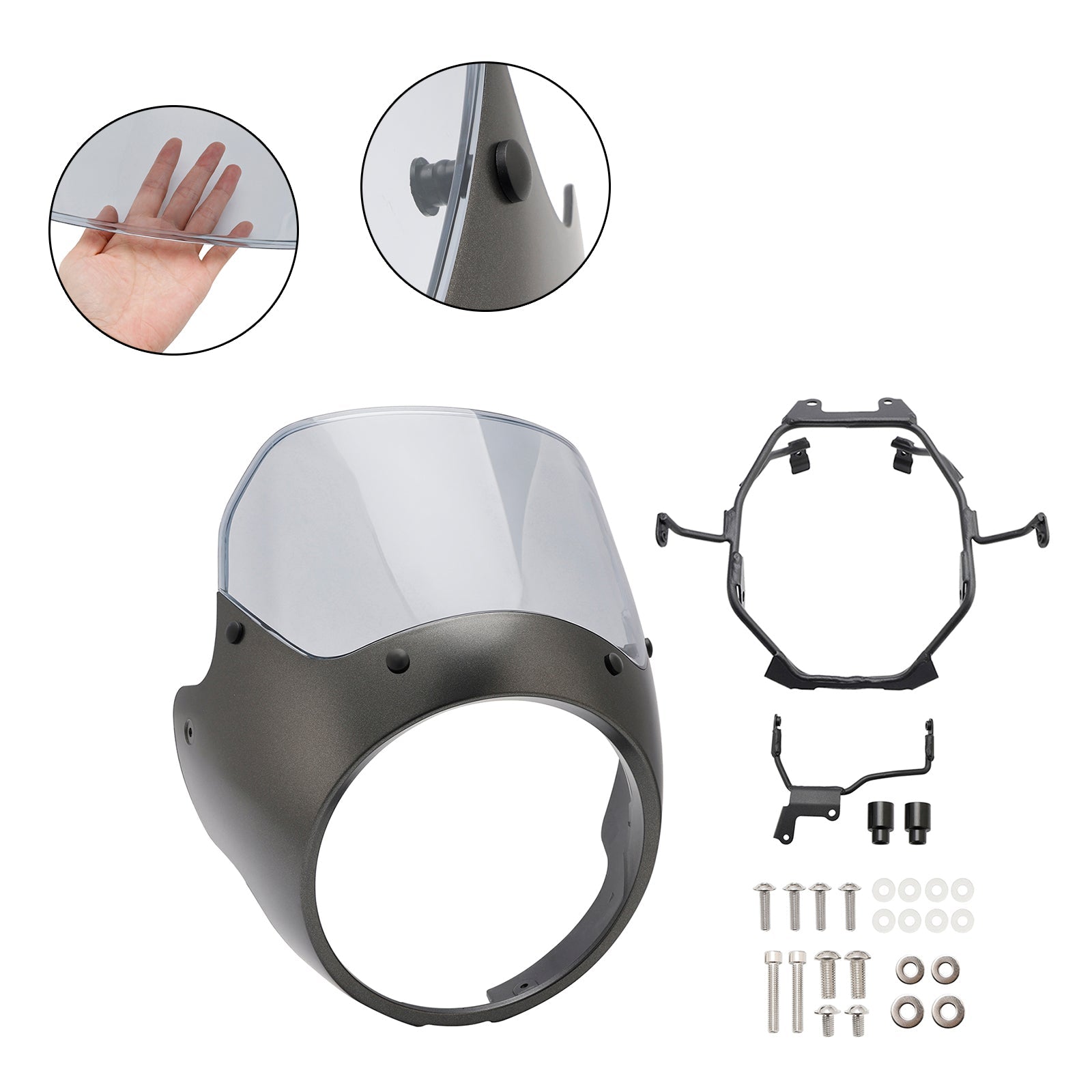 Windshield WindScreen Headlight Fairing Cover fit for HONDA GB350 GB350S 2023-2024