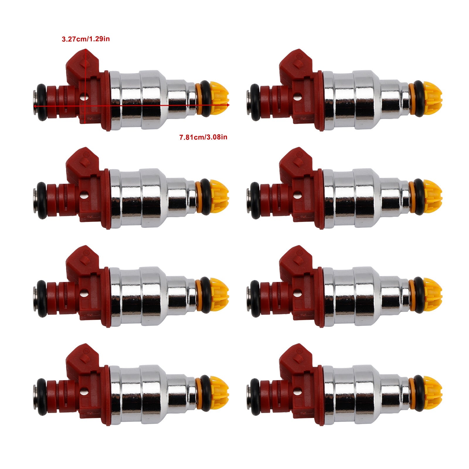 8PCS Fuel Injector 13641466396 For BMW 740i 740il 4.0L V8 1993-1995