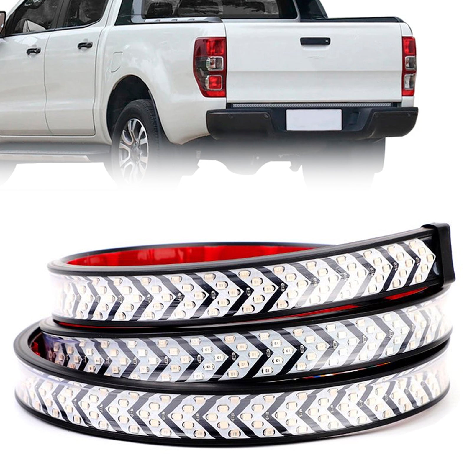 Car Truck LED TailLight Strip Turn Signal Lamp Flowing Dynamic Arrowhead 1.5 meters