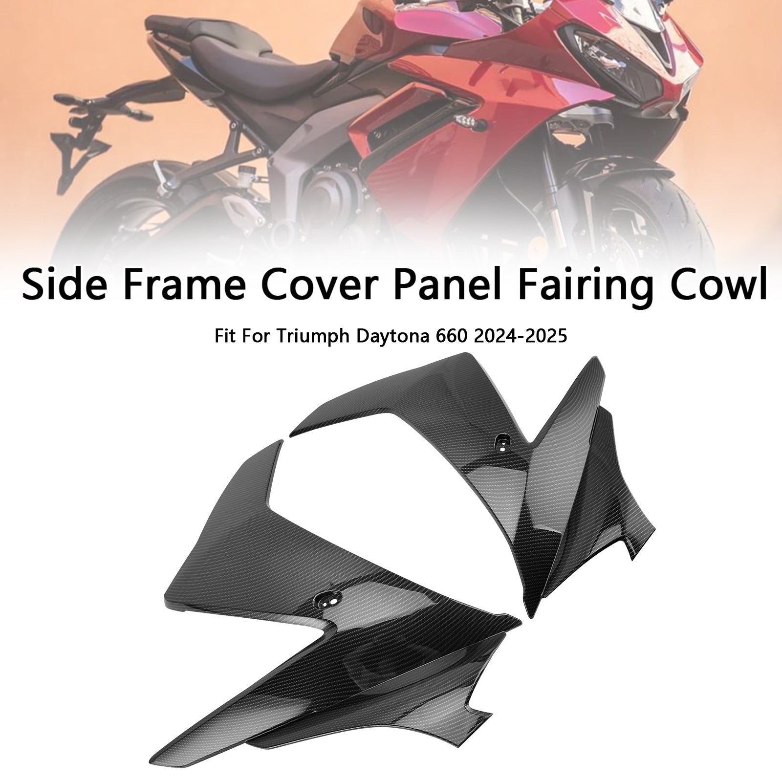2024-2025 Daytona 660 Side Frame Cover Panel Fairing Cowl