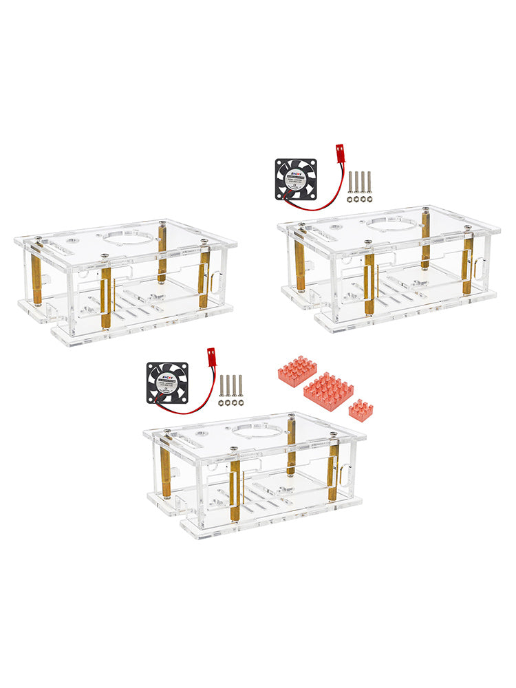 Orange Pi RV2 Dedicated Shell Development Board Acrylic Shell Transparent Box