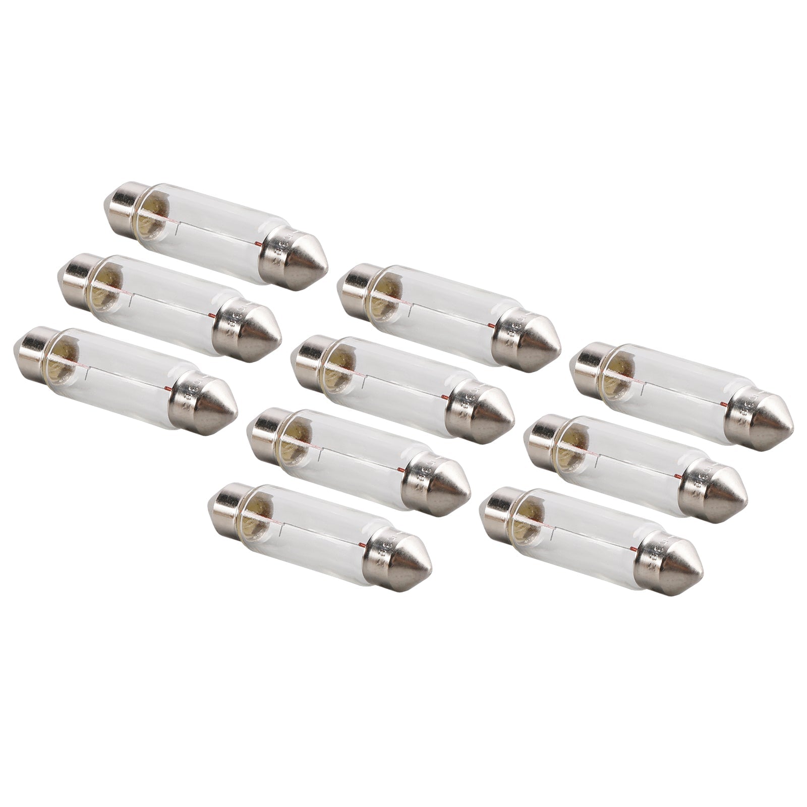 10PCS Car Light Tubular Lamp bulb C10W SV8.5-8 43MM 6429 24V 10W For OSRAM