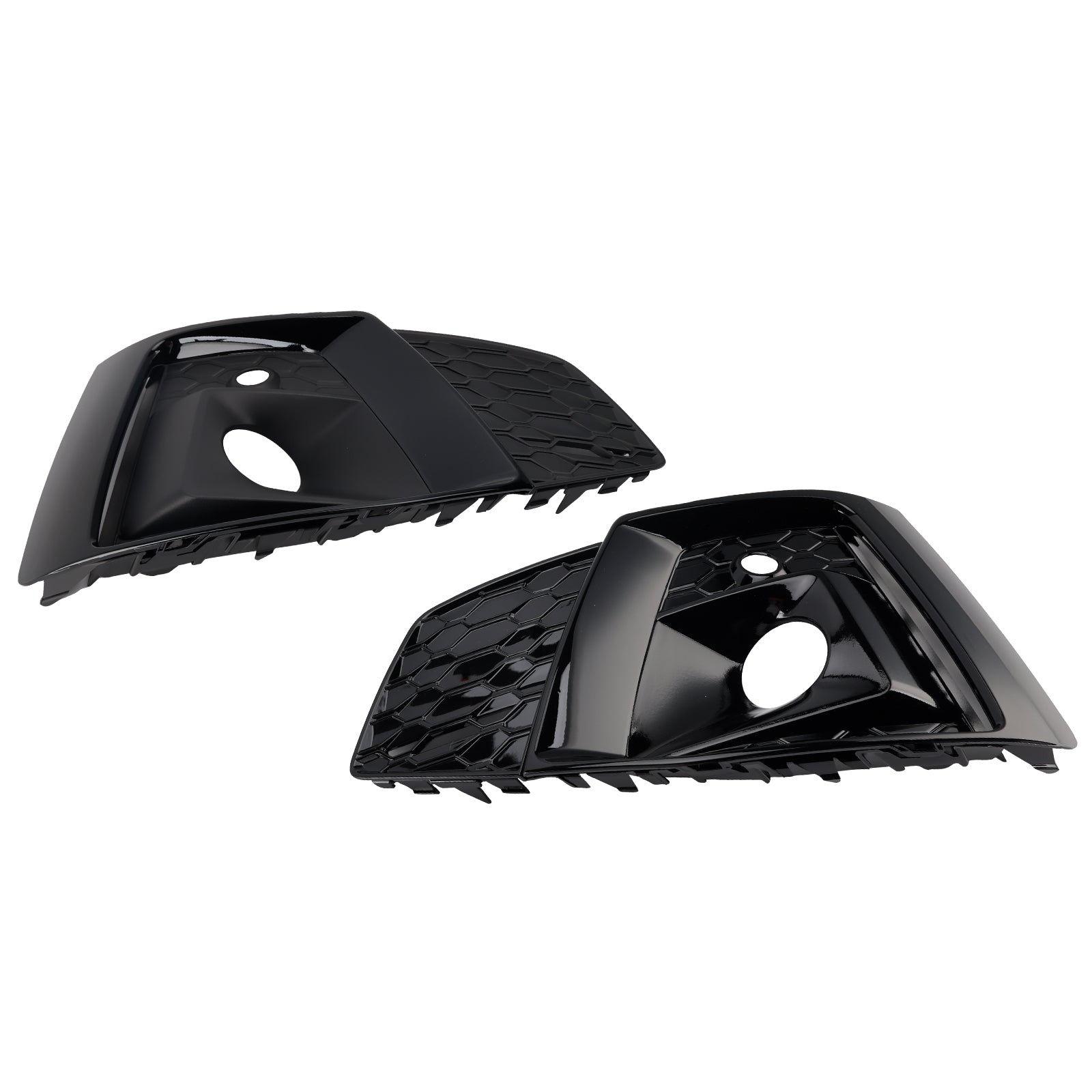 2020-2023 Audi A5 S-line S5 2PCS Front Bumper Fog Light Cover Grille 8W6807682T3Q7