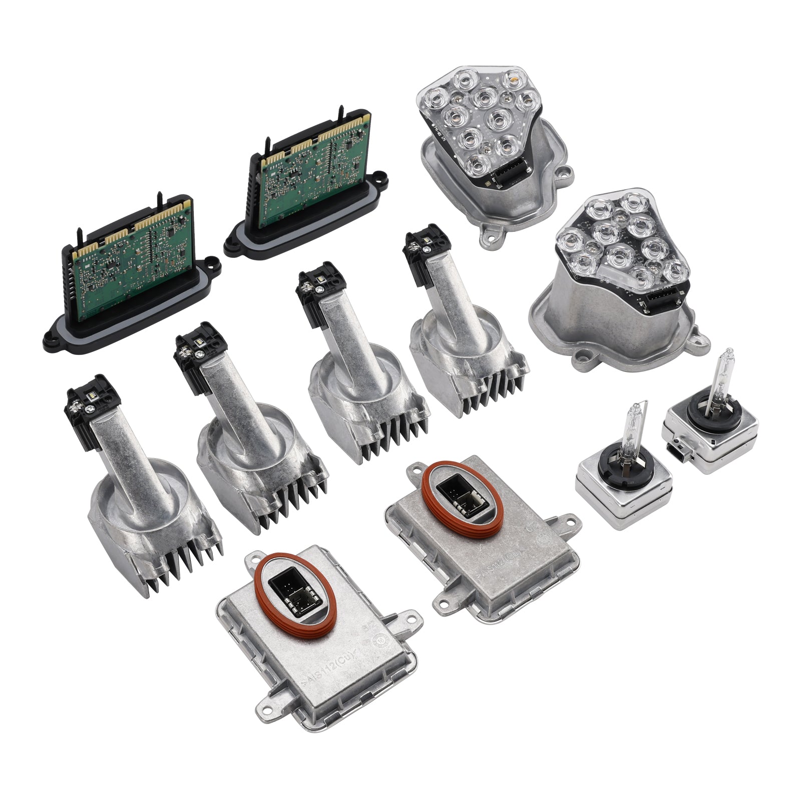 2012-2013 BMW 528i xDrive 12PCS Left+Right Power Module LED Headlight AHL 63117316217 130732946100