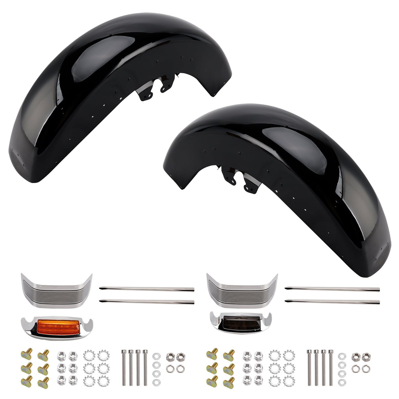 2014-2024 Touring Electra Glide Ultra Limited Steel Front Fender Mudguard