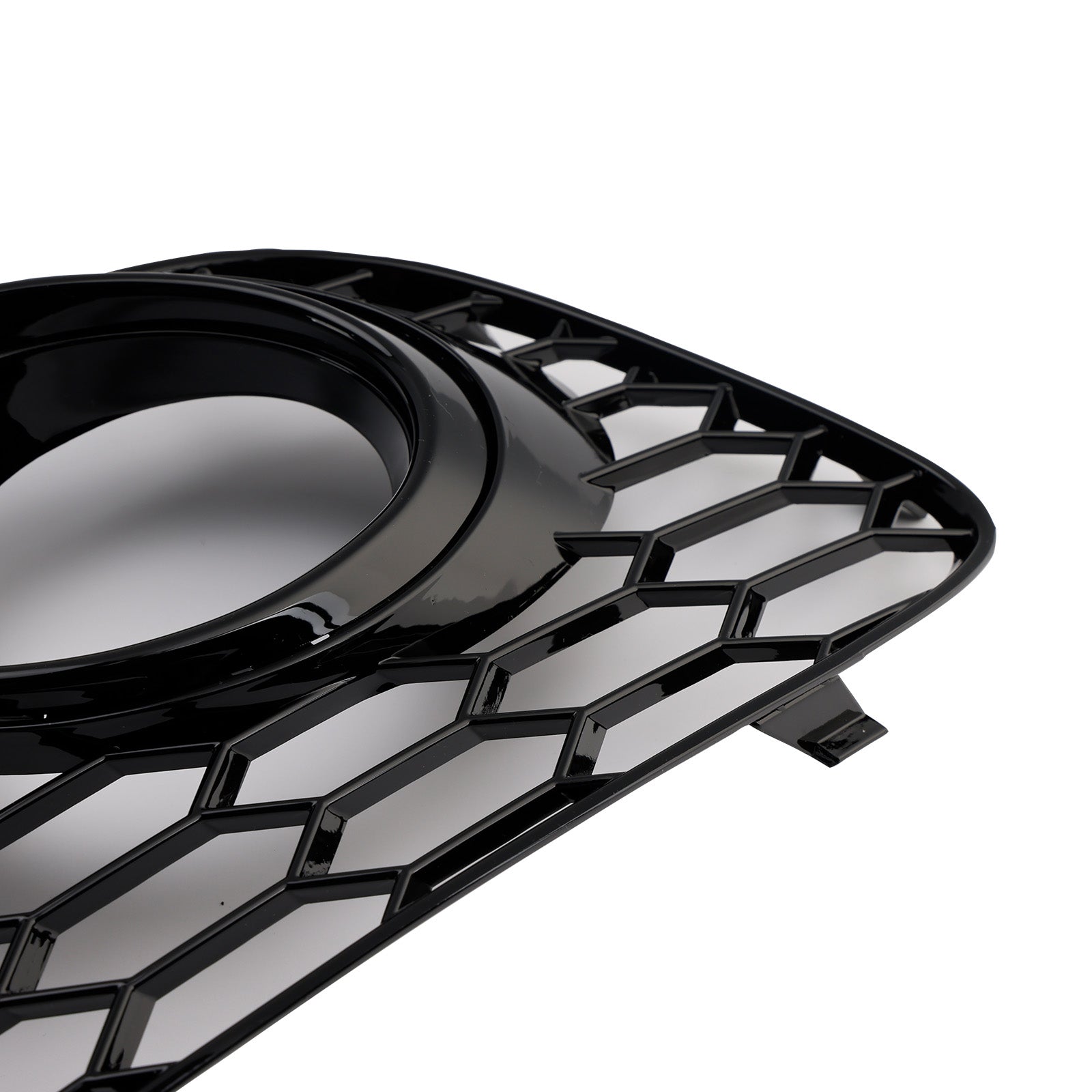 2013-2017 Audi Q5 Black Front Bumper Fog Light Grille Grill 8R0807681M