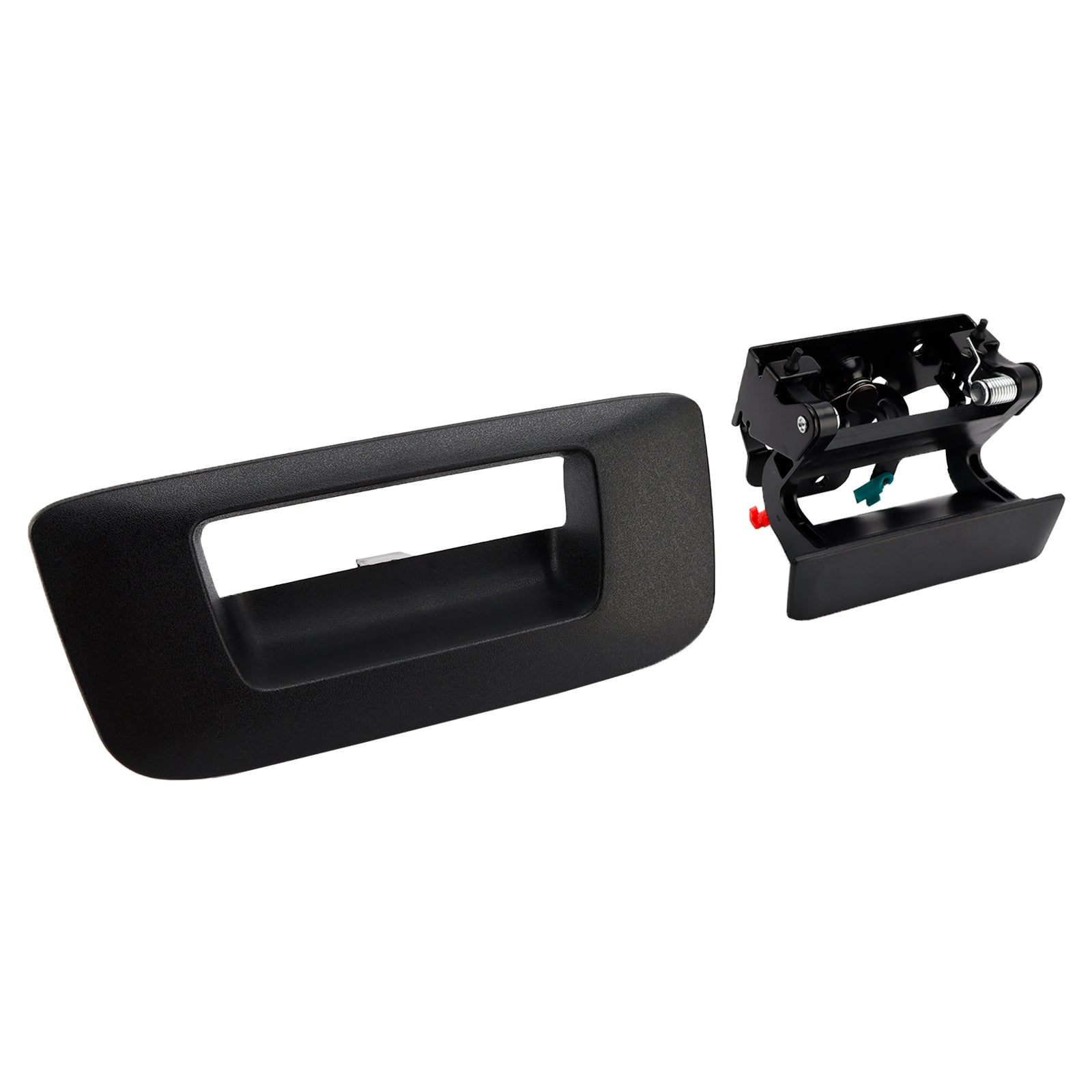 Tailgate Handle Set of 2 Exterior Black For Chevrolet Silverado 1500 2007-2013