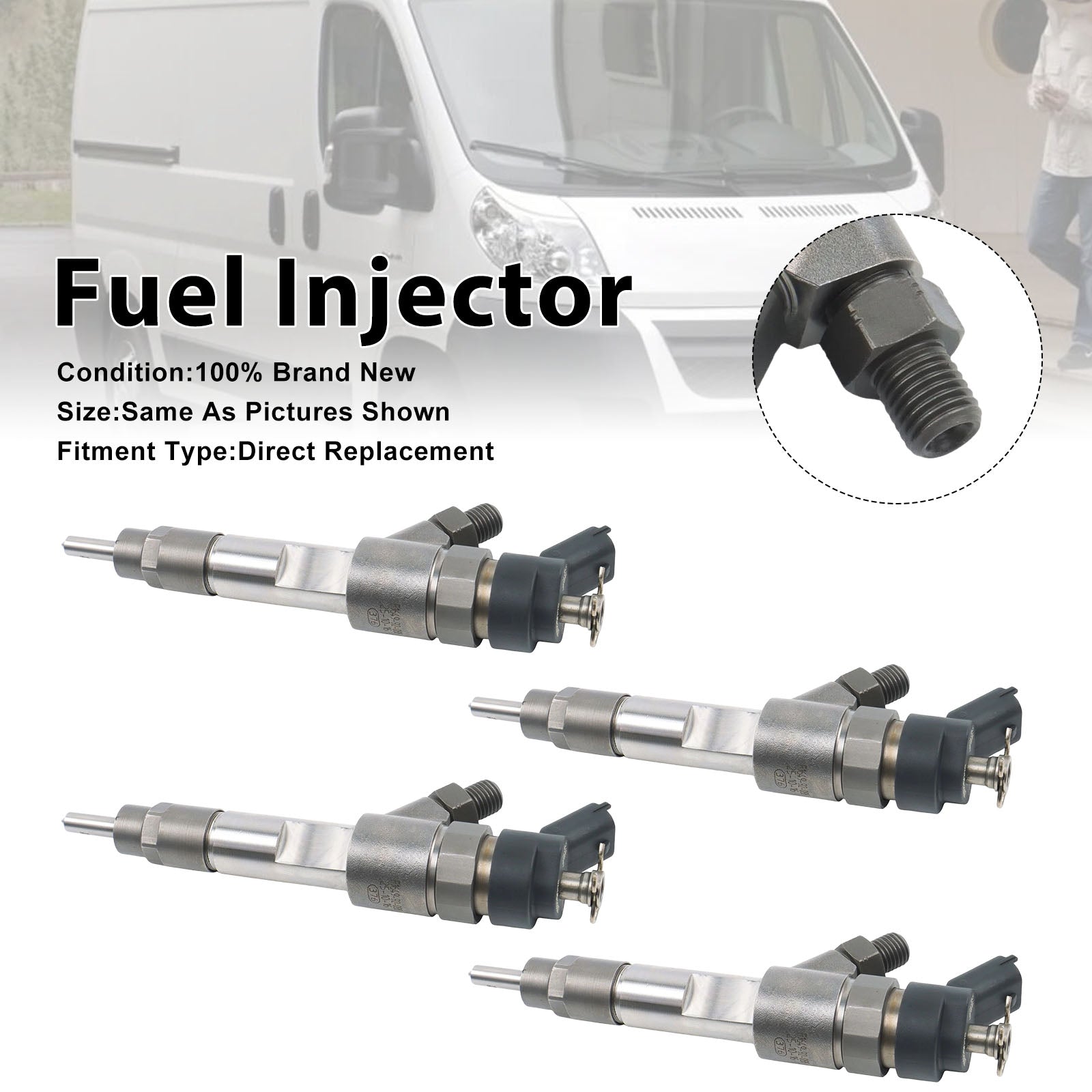 1999-2007 For Iveco Daily III 2.8L Diesel 4PCS Fuel Injector 0445120002 198081
