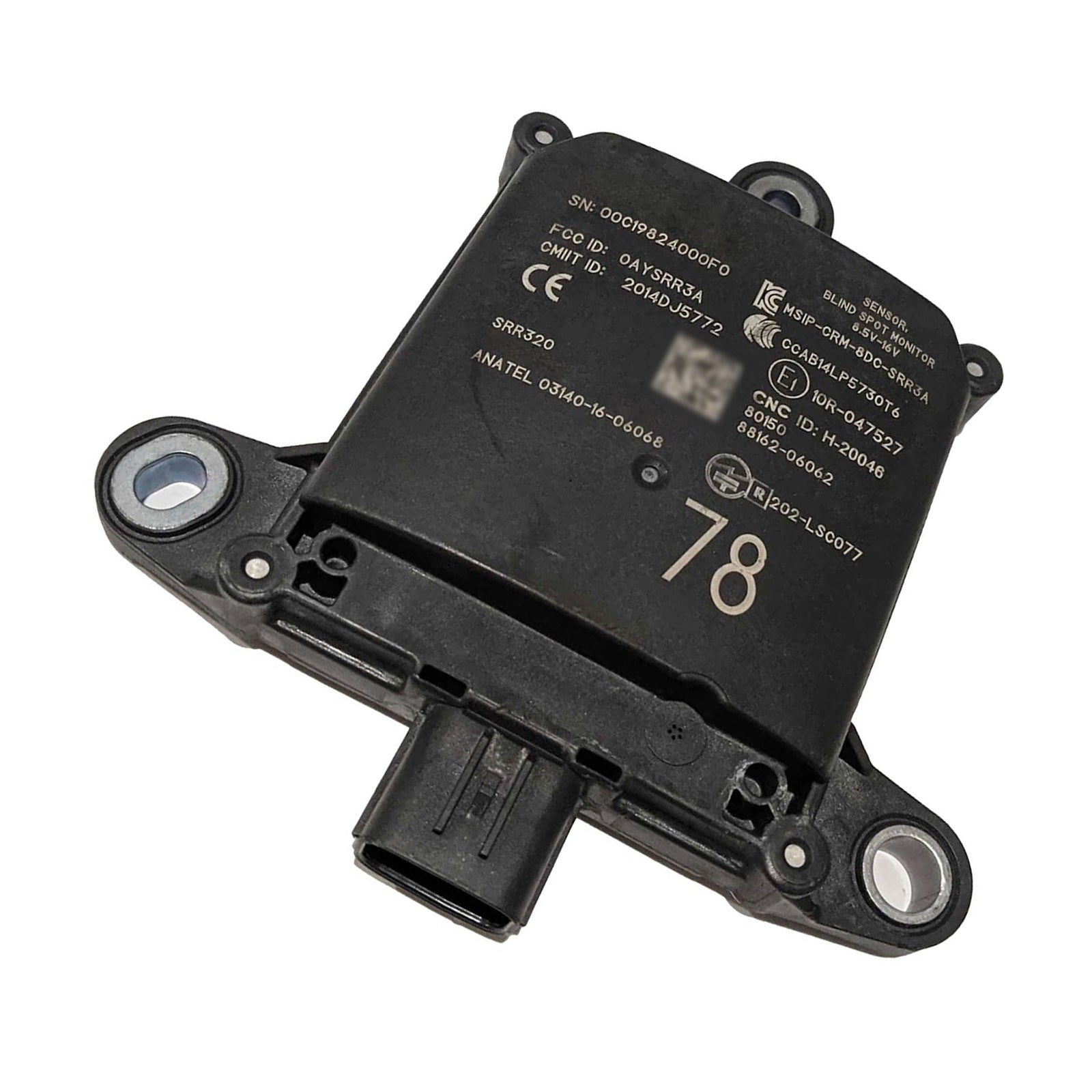 2019-2020 For Lexus ES300h 2.5L L4-Electric/Gas Rear Blind Spot Radar Sensor Module 88162-06062