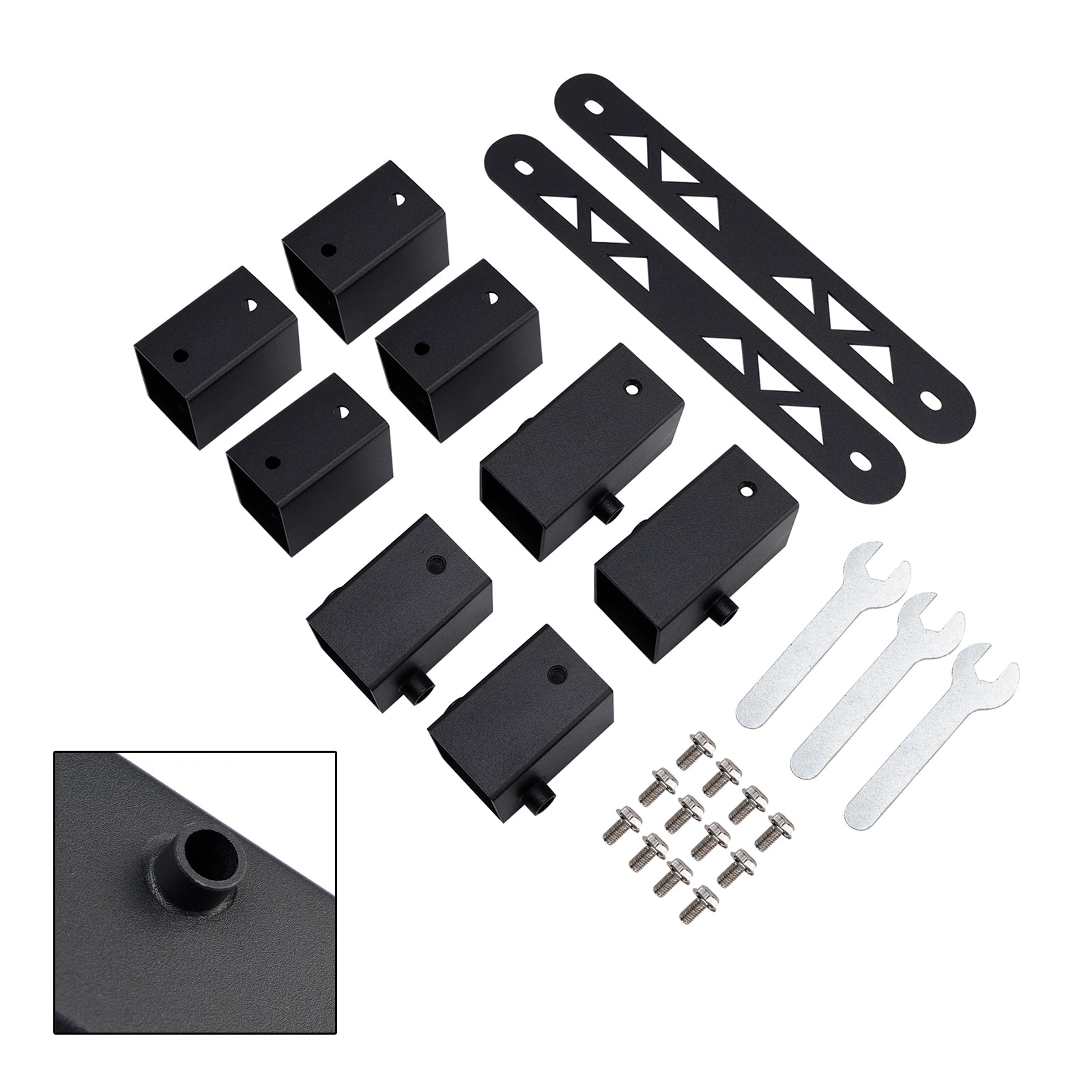 Driver & Passenger Seat Raiser Adaptor Kit For Polaris Rzr Pro Xp 20-23 Turbo