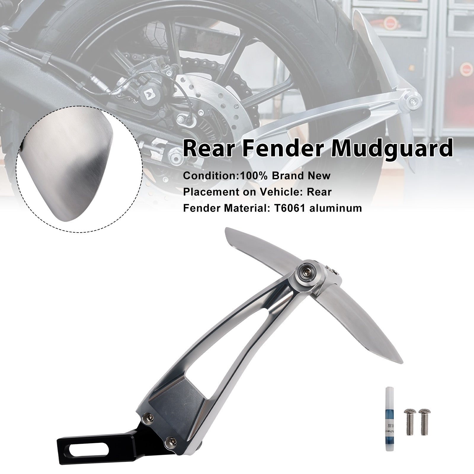 2017-2025 Triumph Bobber Rear Wheel Fender Mudguard