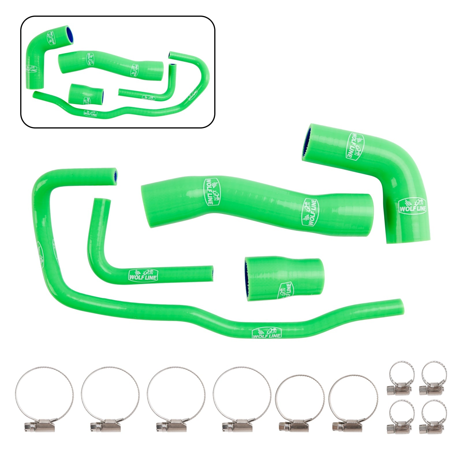 Silicone Radiator coolant Hose kit For BMW S1000RR 2019-2023