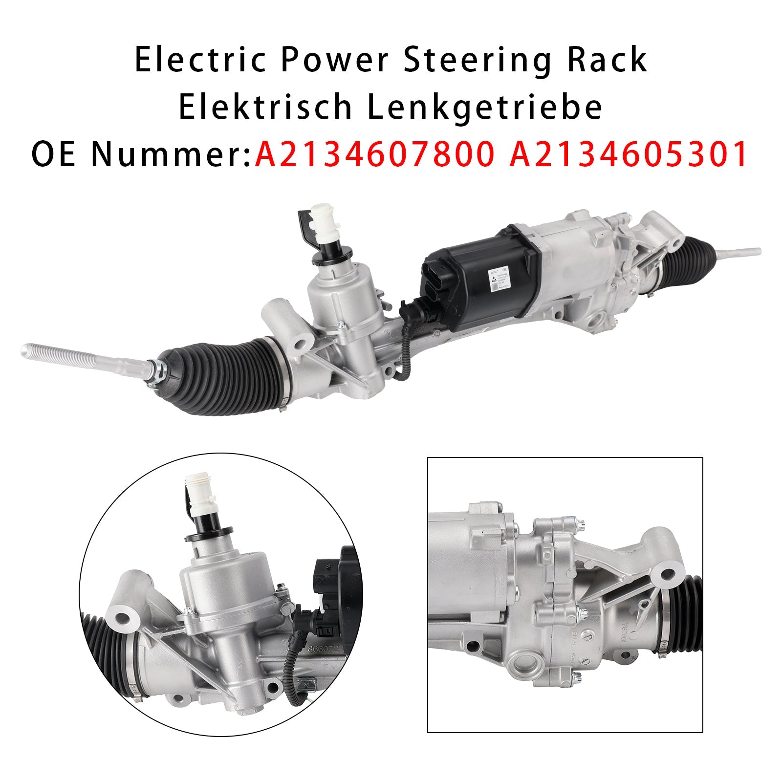 2018/11-2022/12 Mercedes-Benz E-Klasse W213 E 300 E 1991 ccm Electric Power Steering Rack Assembly A2134607800