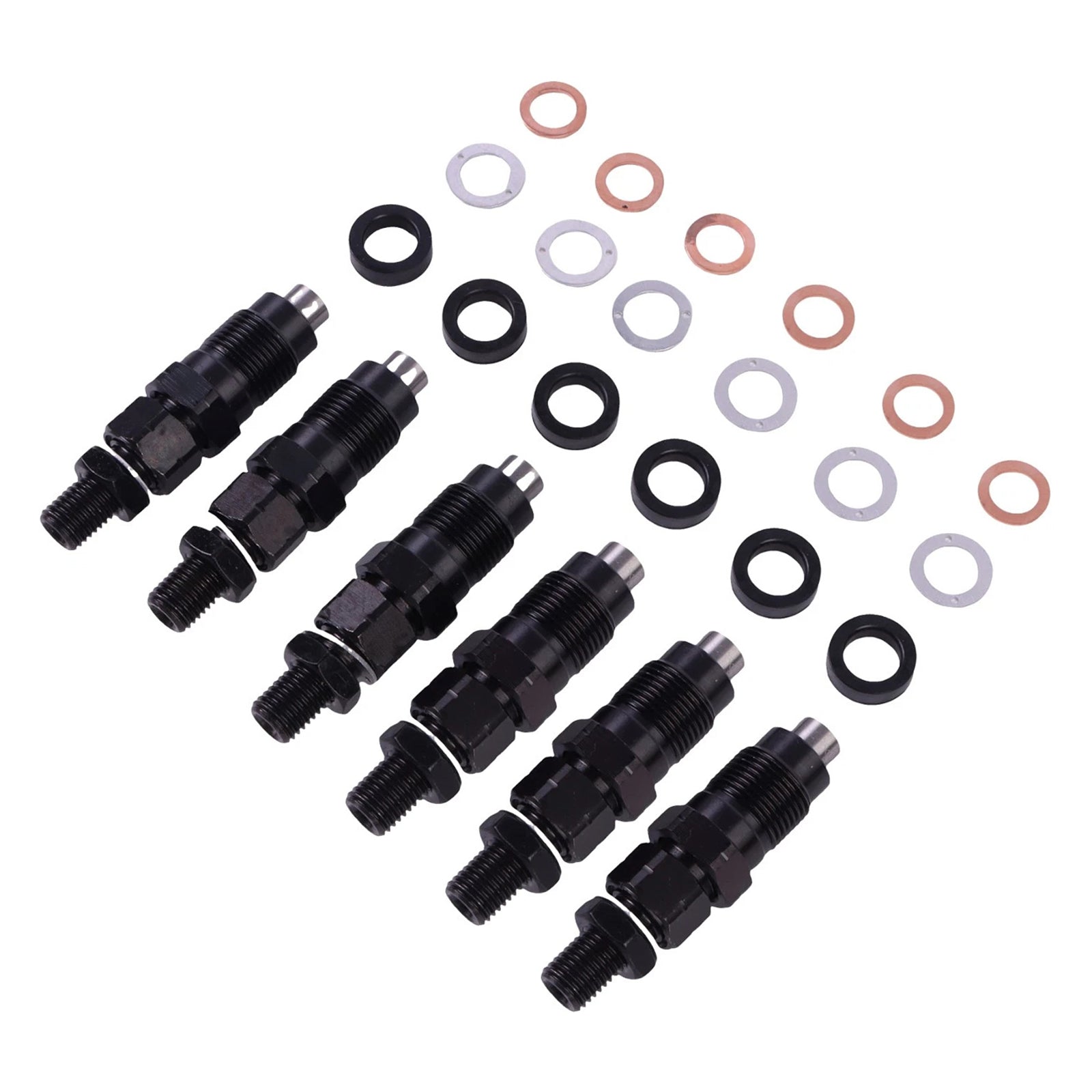 6Pcs Fuel Injector For Toyota 3L Hilux Hiace 2.8L Engine 23600-59105