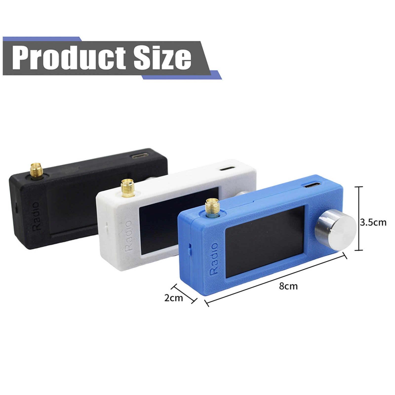 SI4732 Portable Radio 0.5-108MHz LSB AM FM Mini Pocket All-Band Radio Receiver