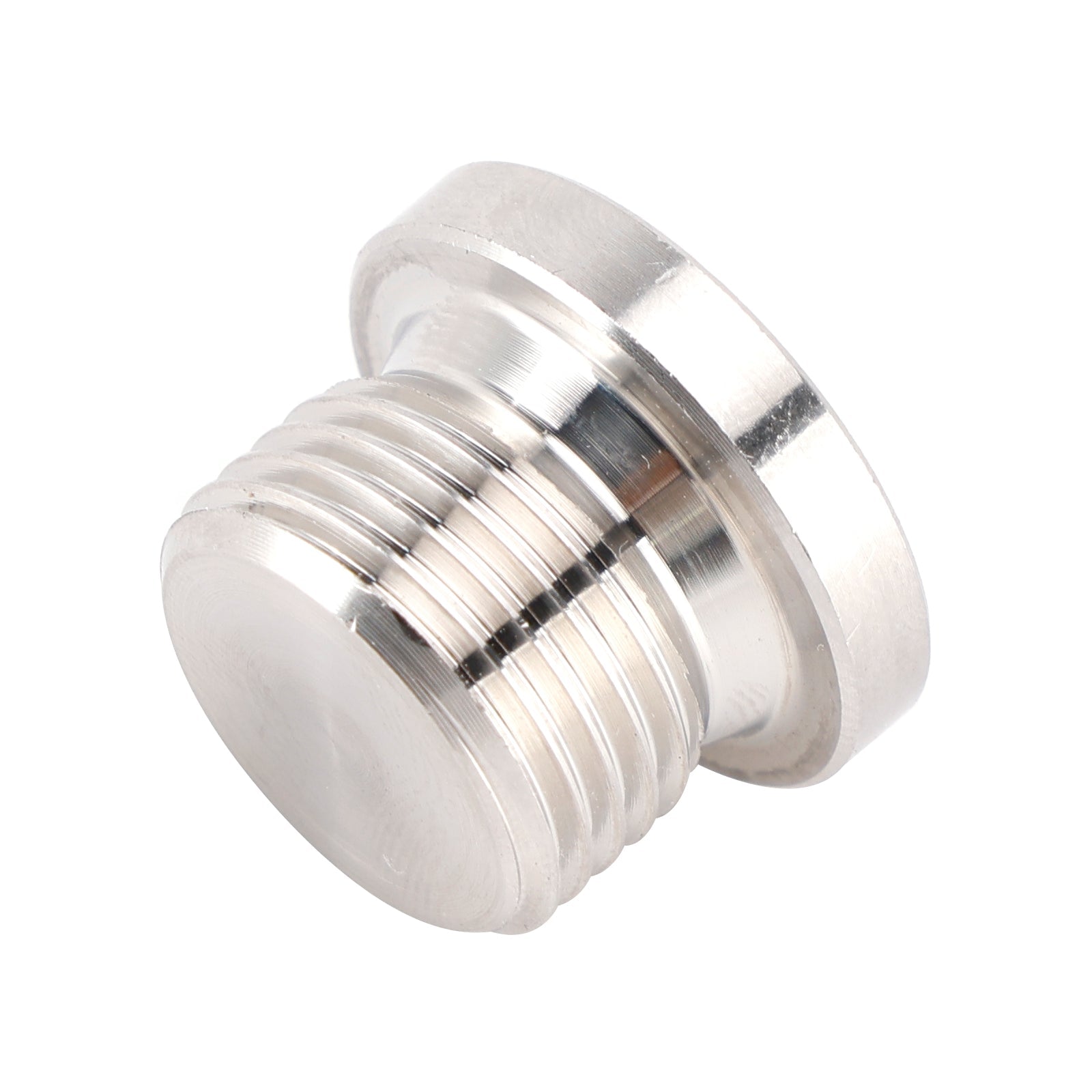 M18 x 1.5mm Inner Hex Head Sensor Blanking Plug Cap 304 Stainless Steel 5 Pack