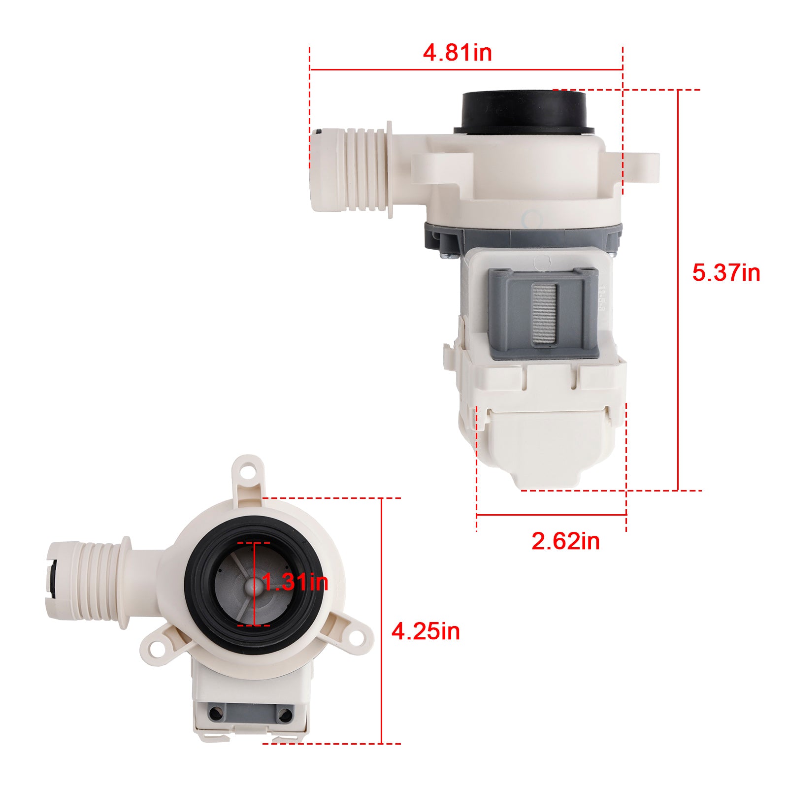 W11399437 W11259498 Washer Drain Pump for Whirl-pool Kenmore Crosley Washer