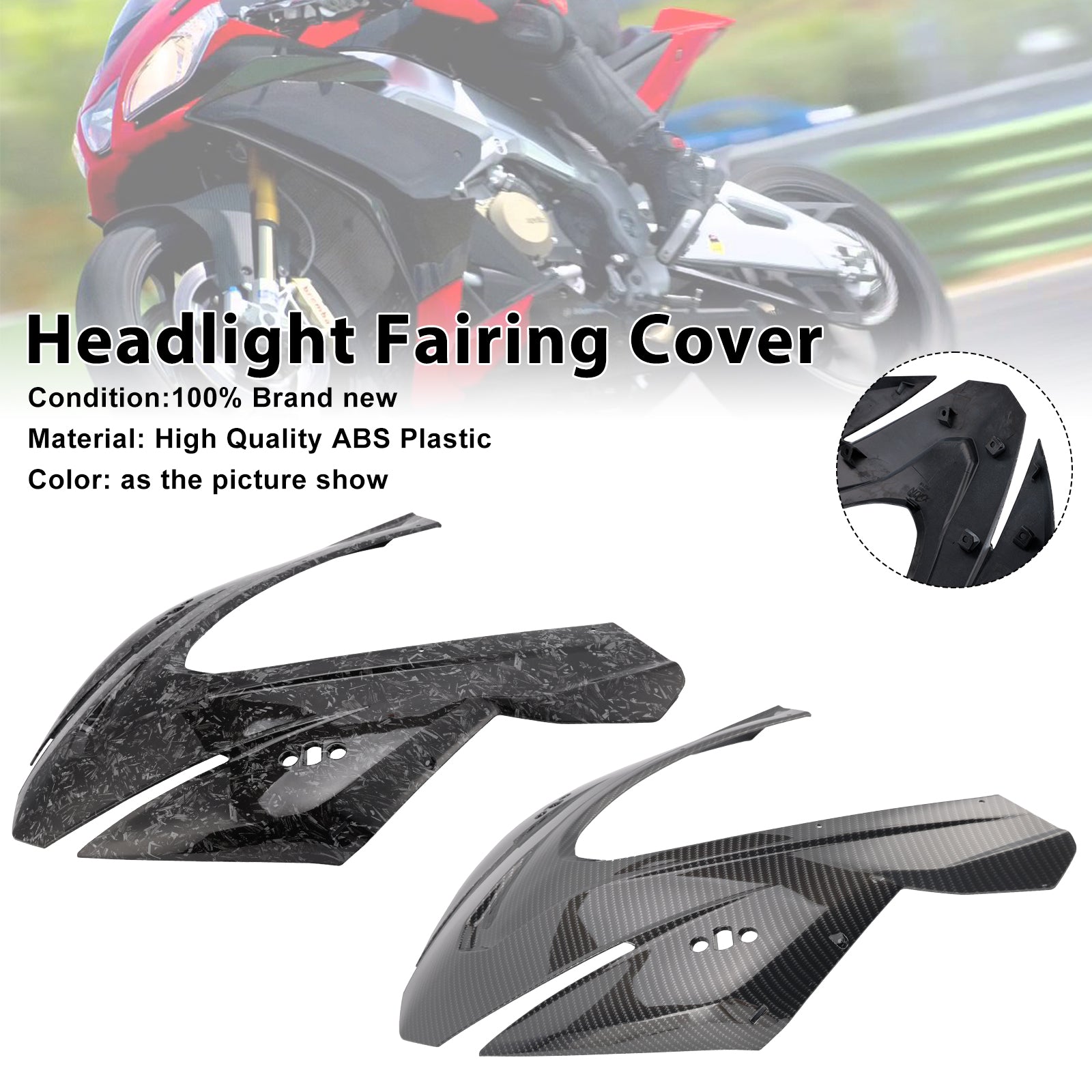 2021-2024 Aprilia RSV4 Headlight Fairing Windshield Cover
