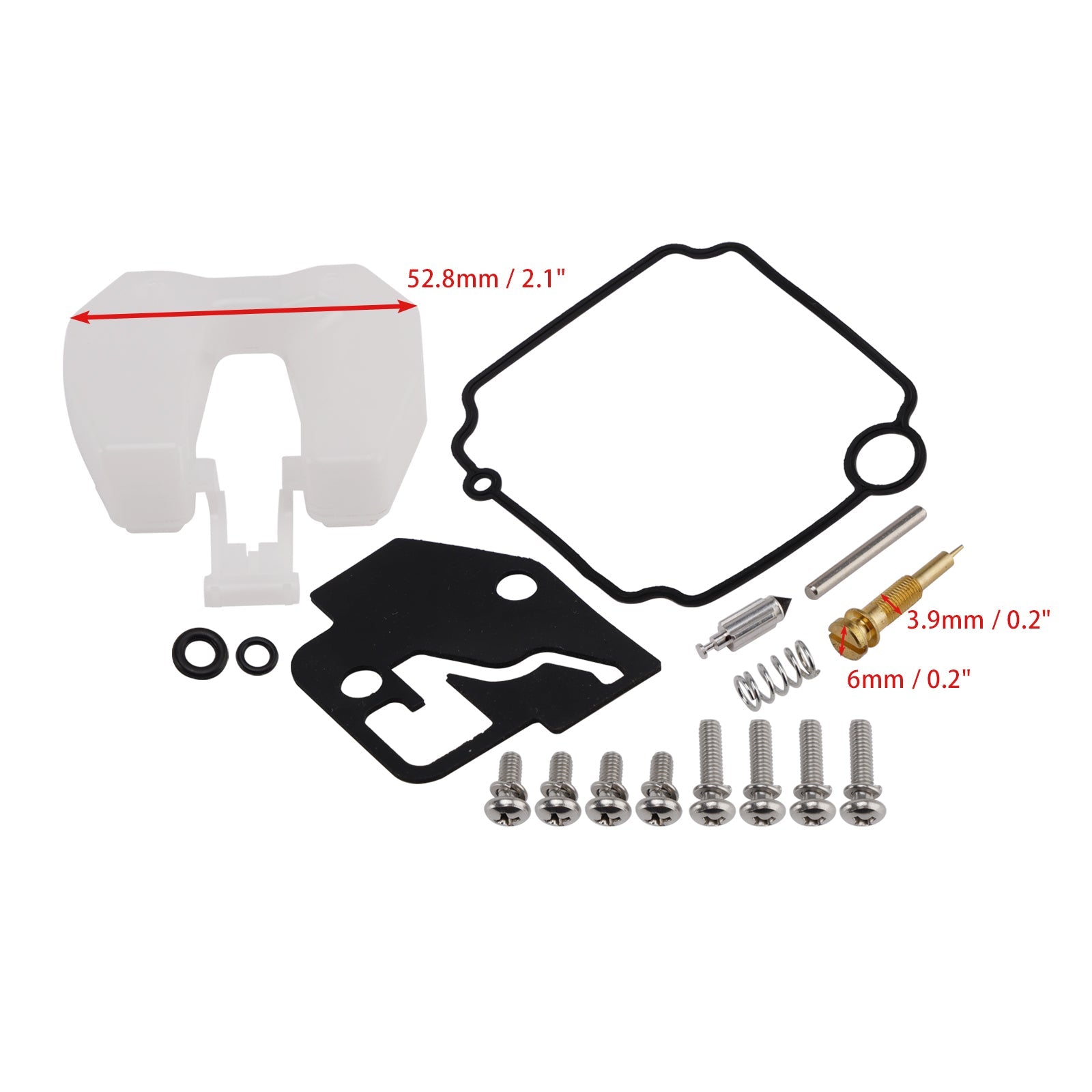 Carburetor Carb Rebuild Kit for Tohatsu 8hp MFS8 9.8hp MFS9.8 3V1-87122-0