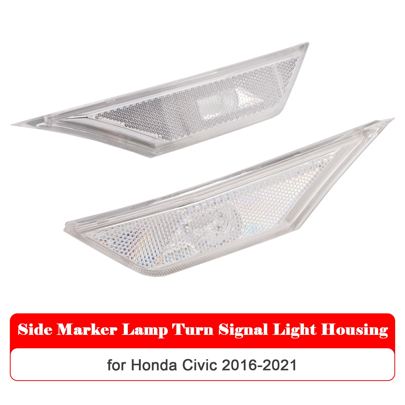 2016-2021 Honda Civic Side Marker Lamp Turn Signal Light Housing