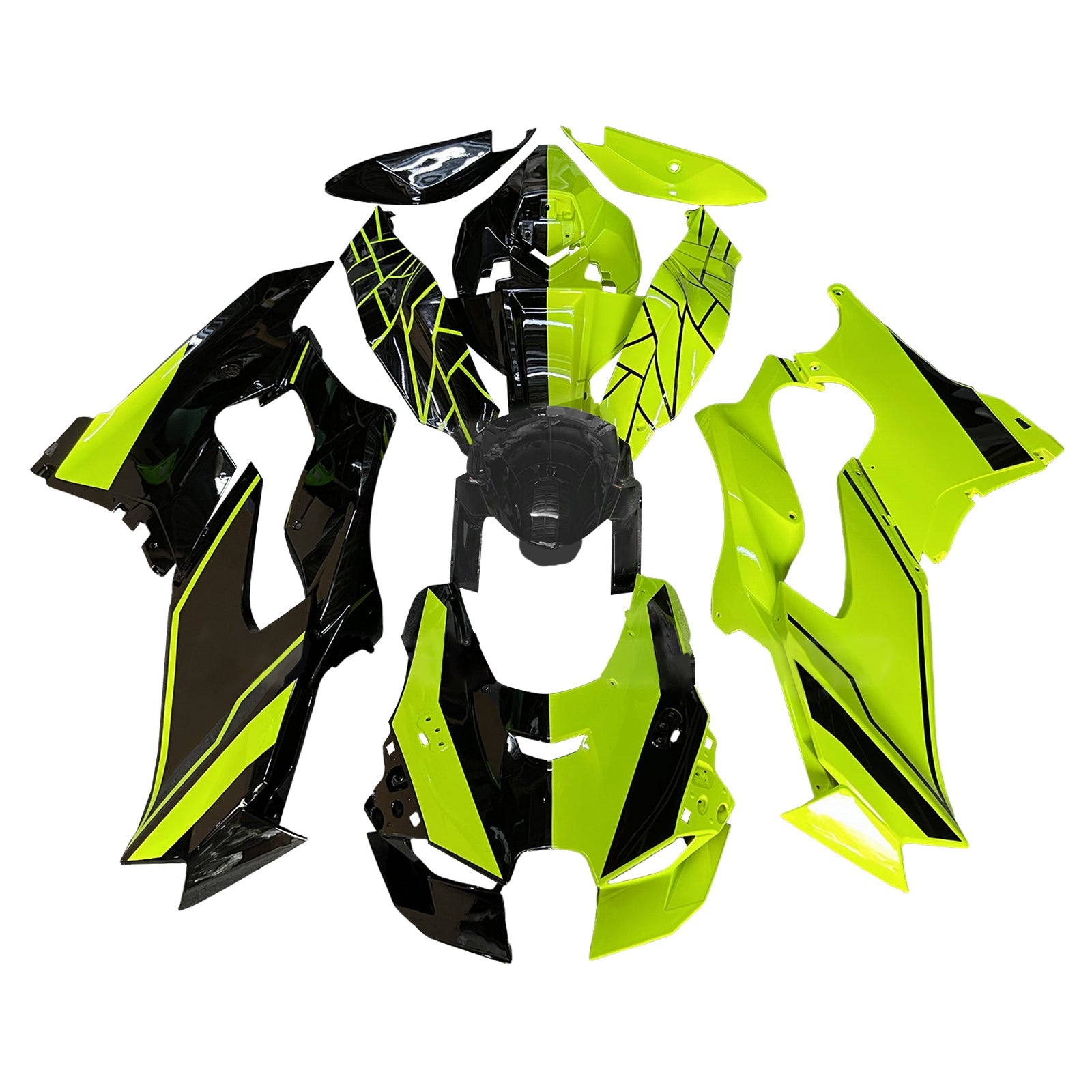 Injection Fairing Kit Bodywork ABS fit For Kawasaki ZX-10R ZX-10RR 2021-2025