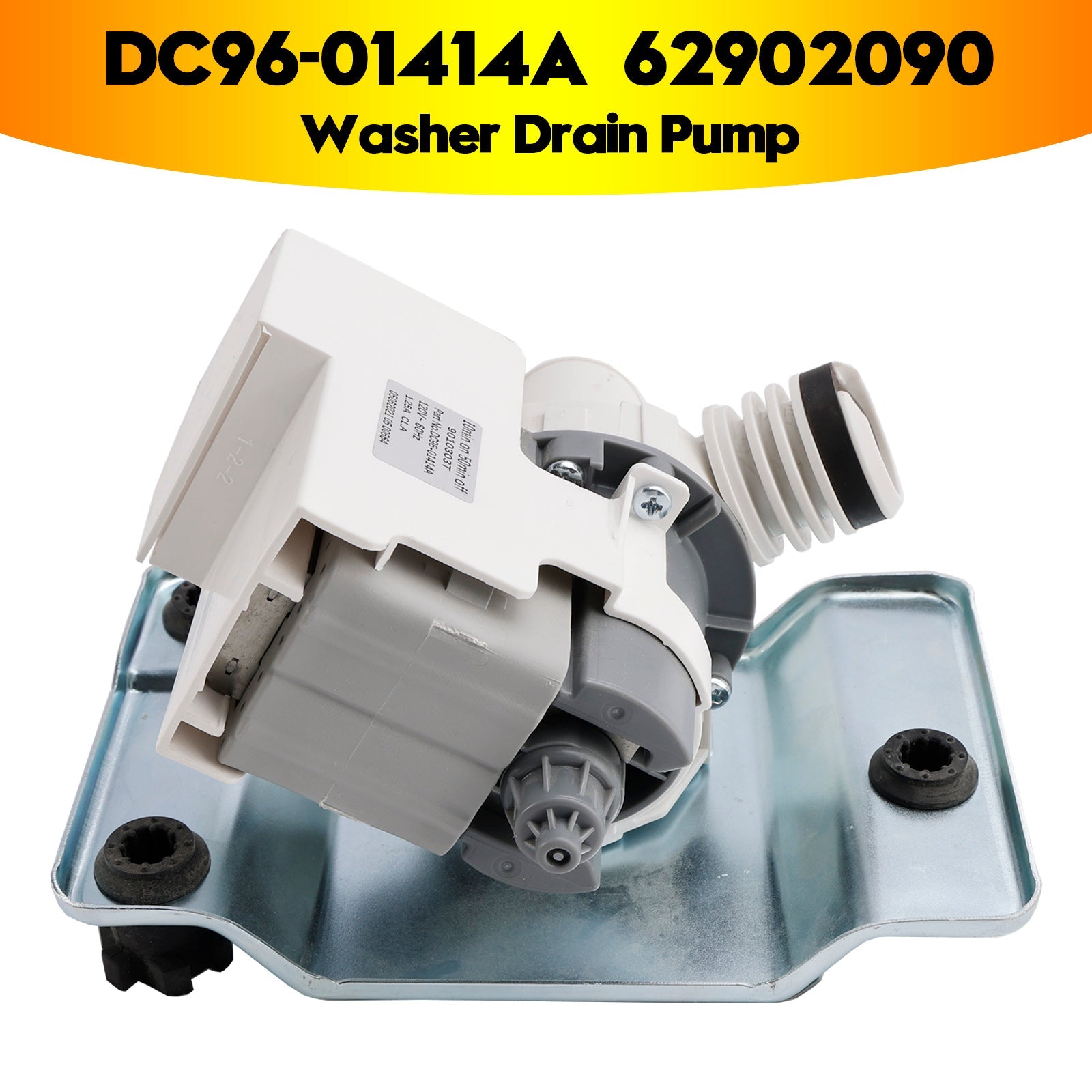 DC96-01414A 62902090 Washer Drain Pump Water Motor Assembly for Samsung Kenmore