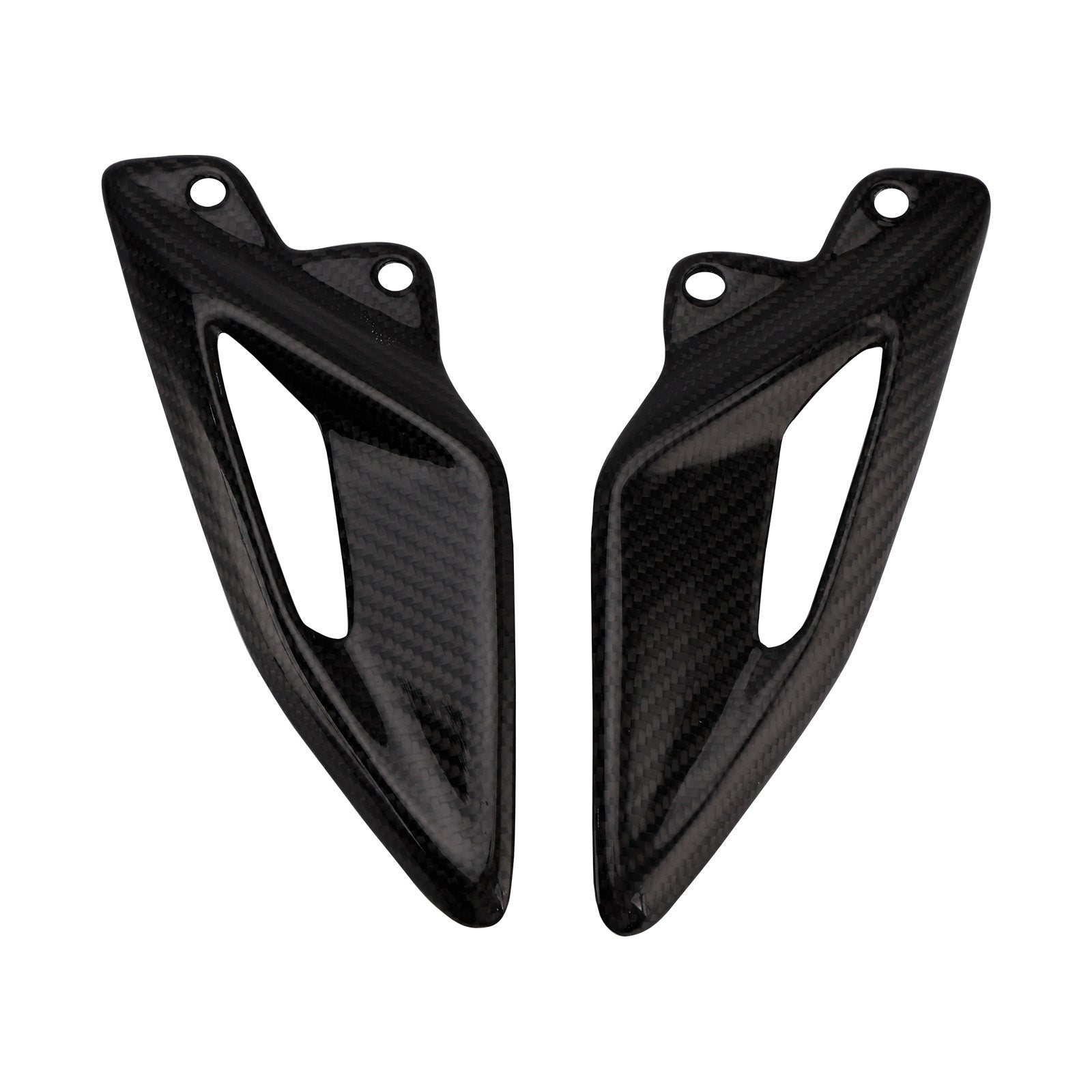 Real Carbon Fiber Foot Protection Board For Street Triple 765 RS 2016-2022