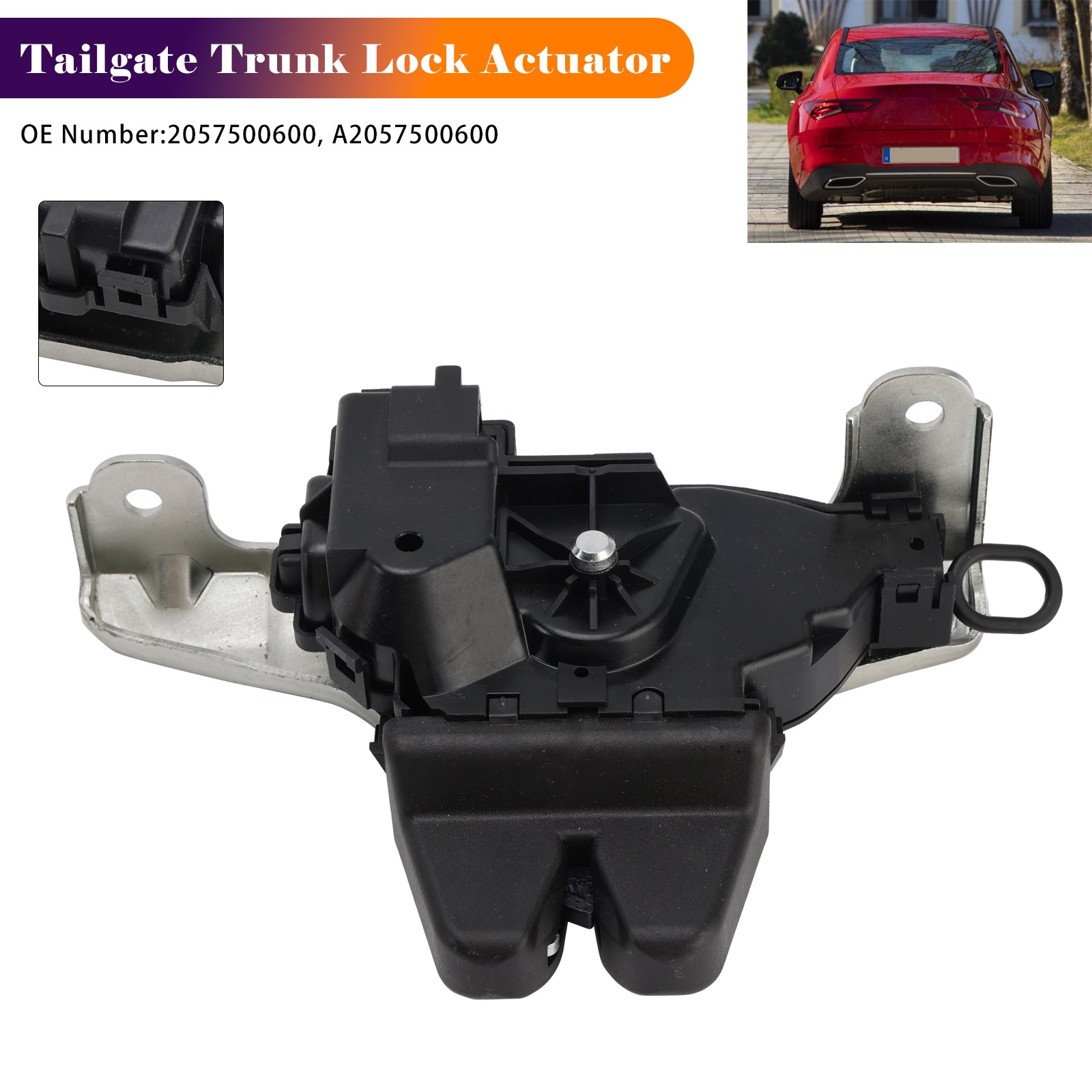 Tailgate Trunk Lock Actuator A2057500600 For Benz C-Class C205 2015-2023 CLA C118
