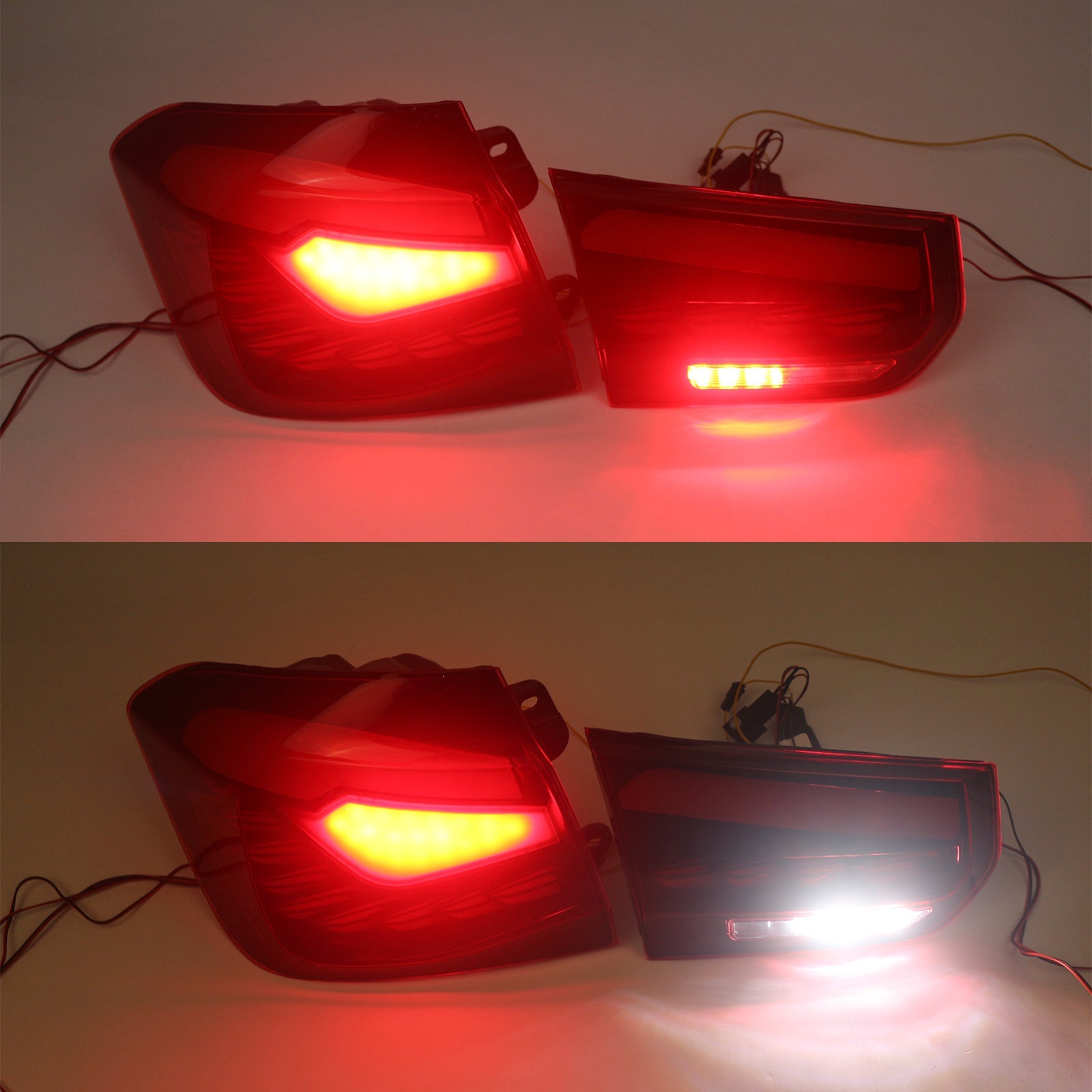 2012-2018 BMW 3 Series F30 330D / 335D XDrive L&R Red LED Tail Lights Rear Lamp Assembly 63217313039 63217372793