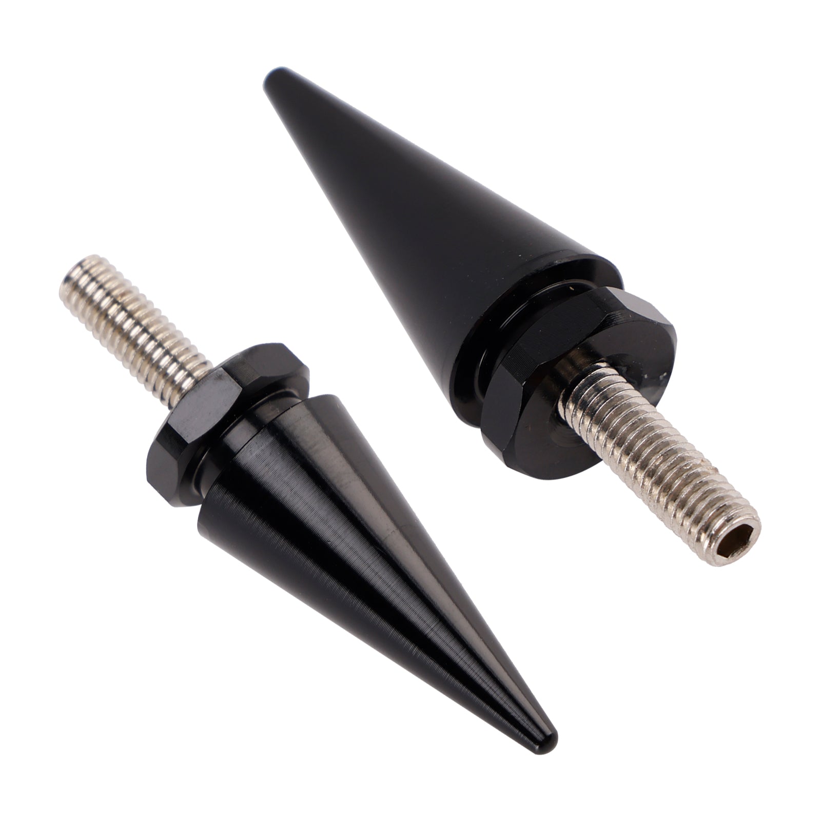 4X BLACK WINDSHIELD FAIRING MOUNTING SPIKE BOLTS FOR ROAD GLIDE FLTR 2015-2025