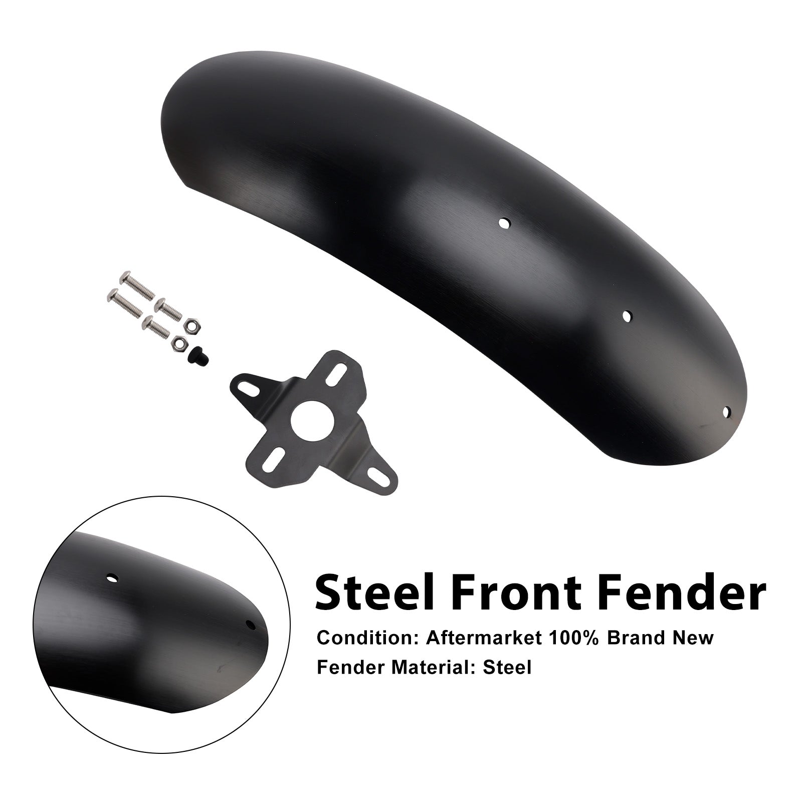 Steel Front Fender Mudguard Fit For MOTO GUZZI V7 Stone Special 2017-2025