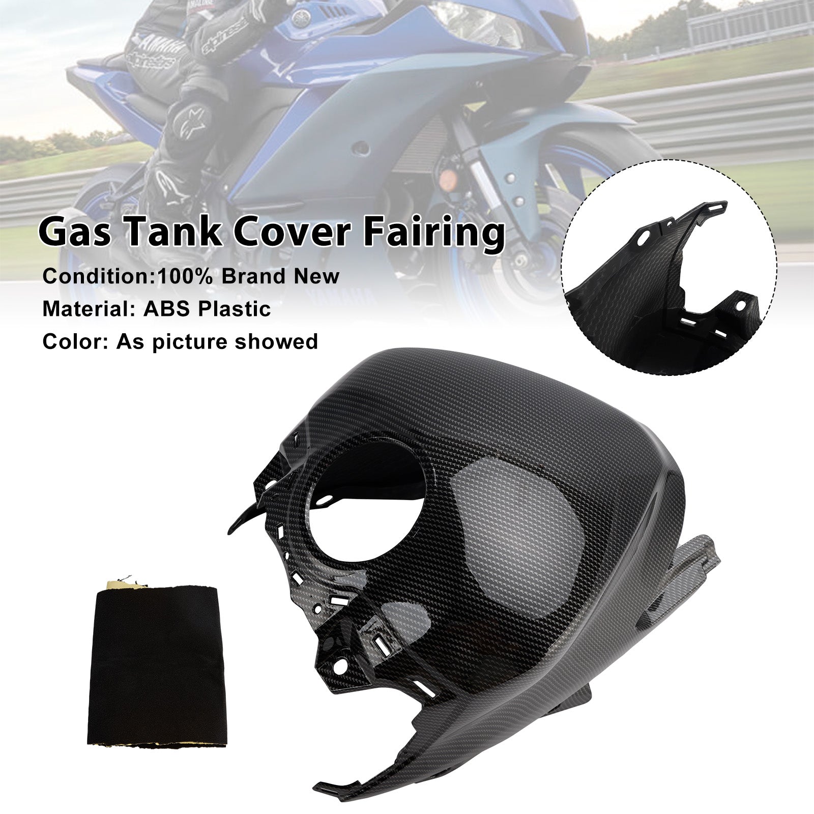 Gas Tank Cover Fairing Protector For Yamaha YZF-R3 R25 2025-2026