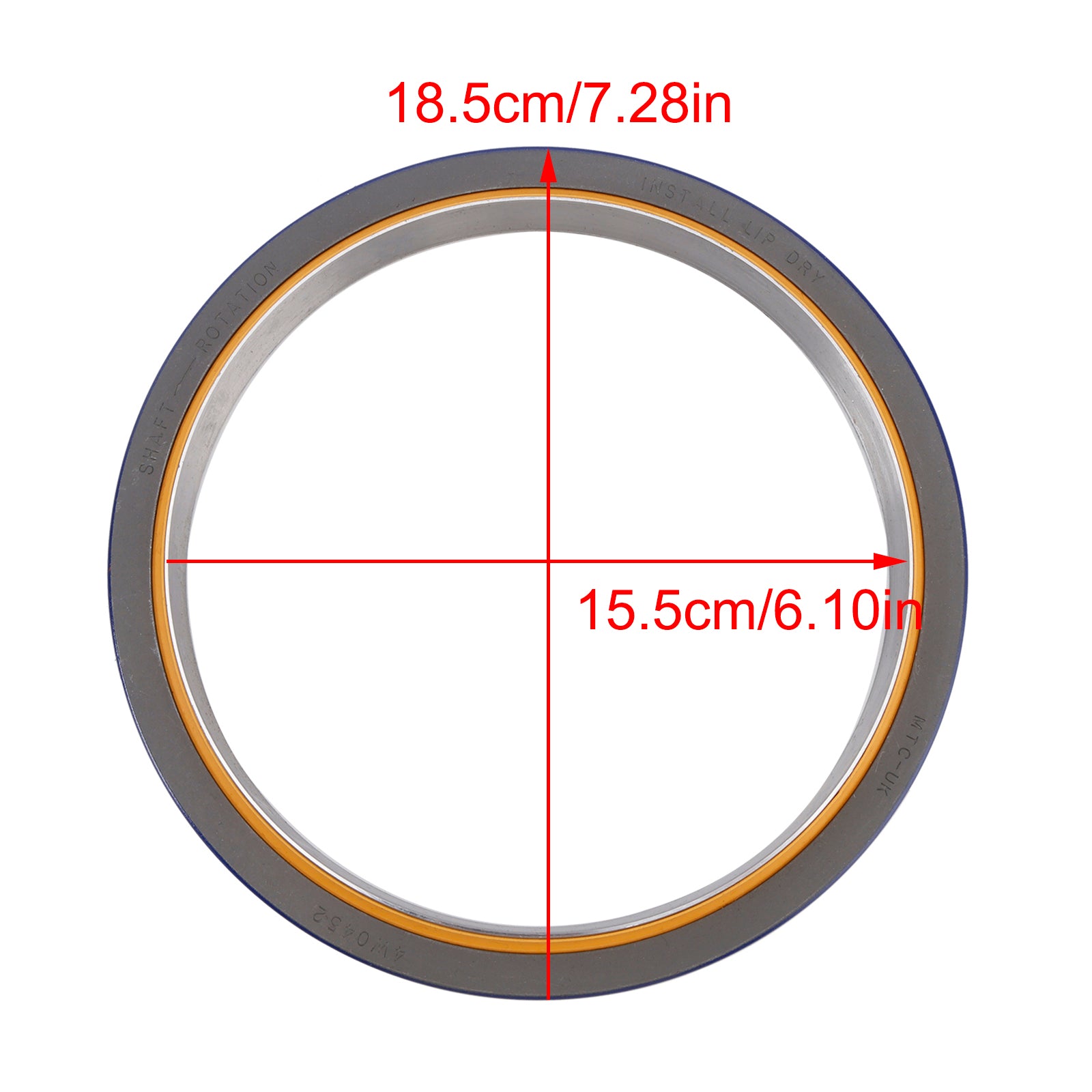 4W0452 Rear Crankshaft Oil Seal Fits For Caterpillar 3196 3300 3304 3306